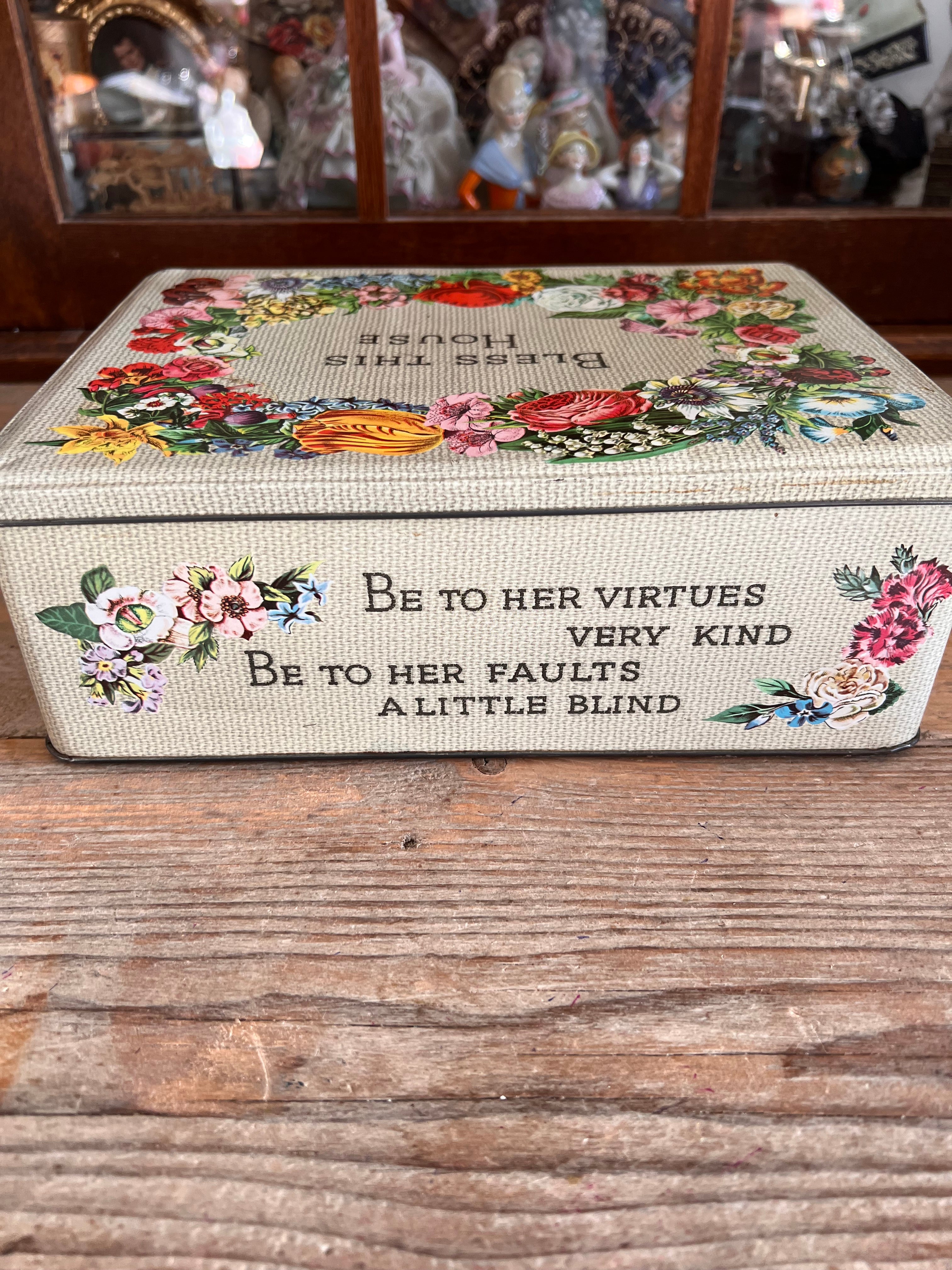 Vintage blik "Bless this House"