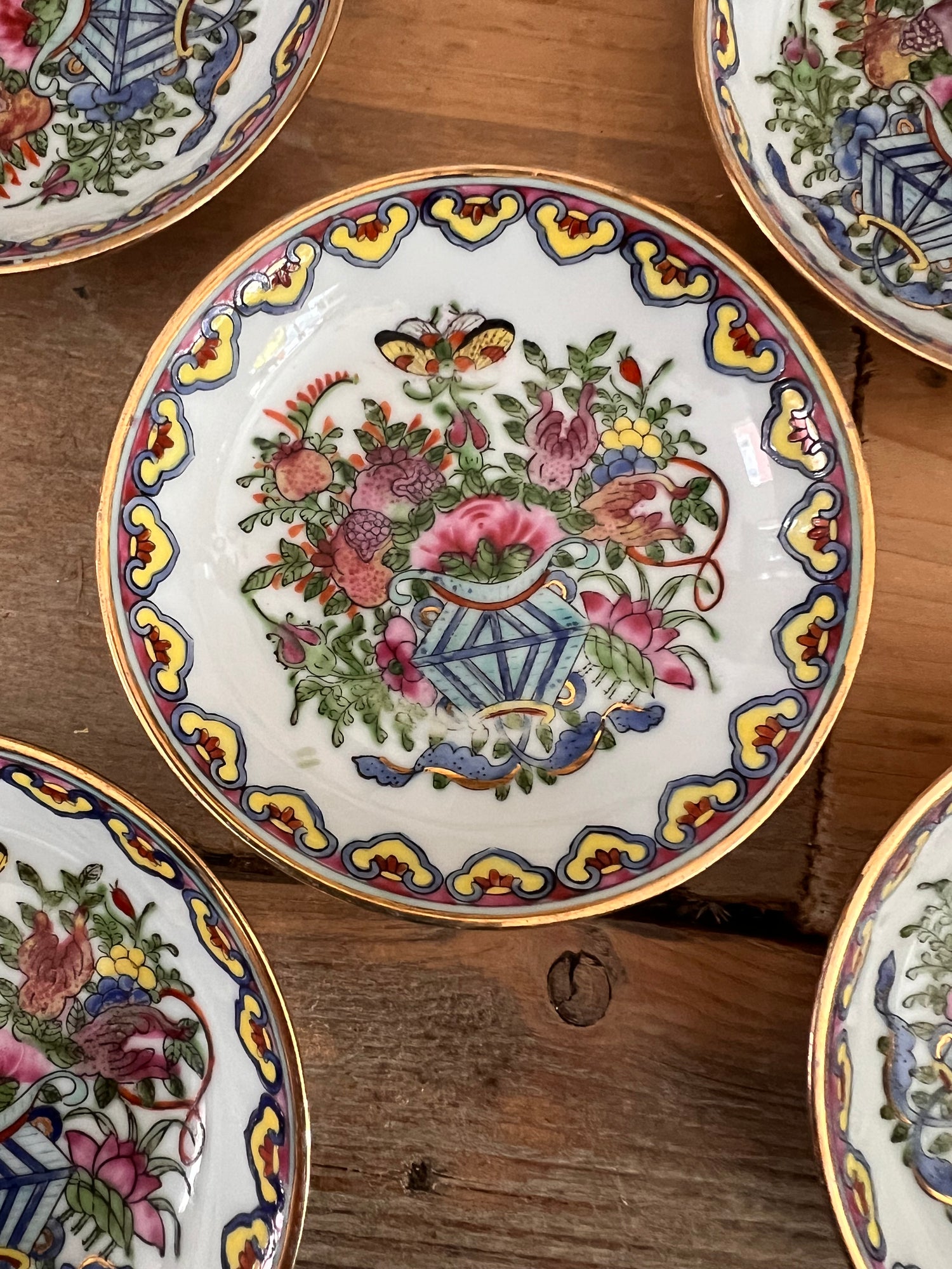 Kantonees Medaillon Rose theetipje
