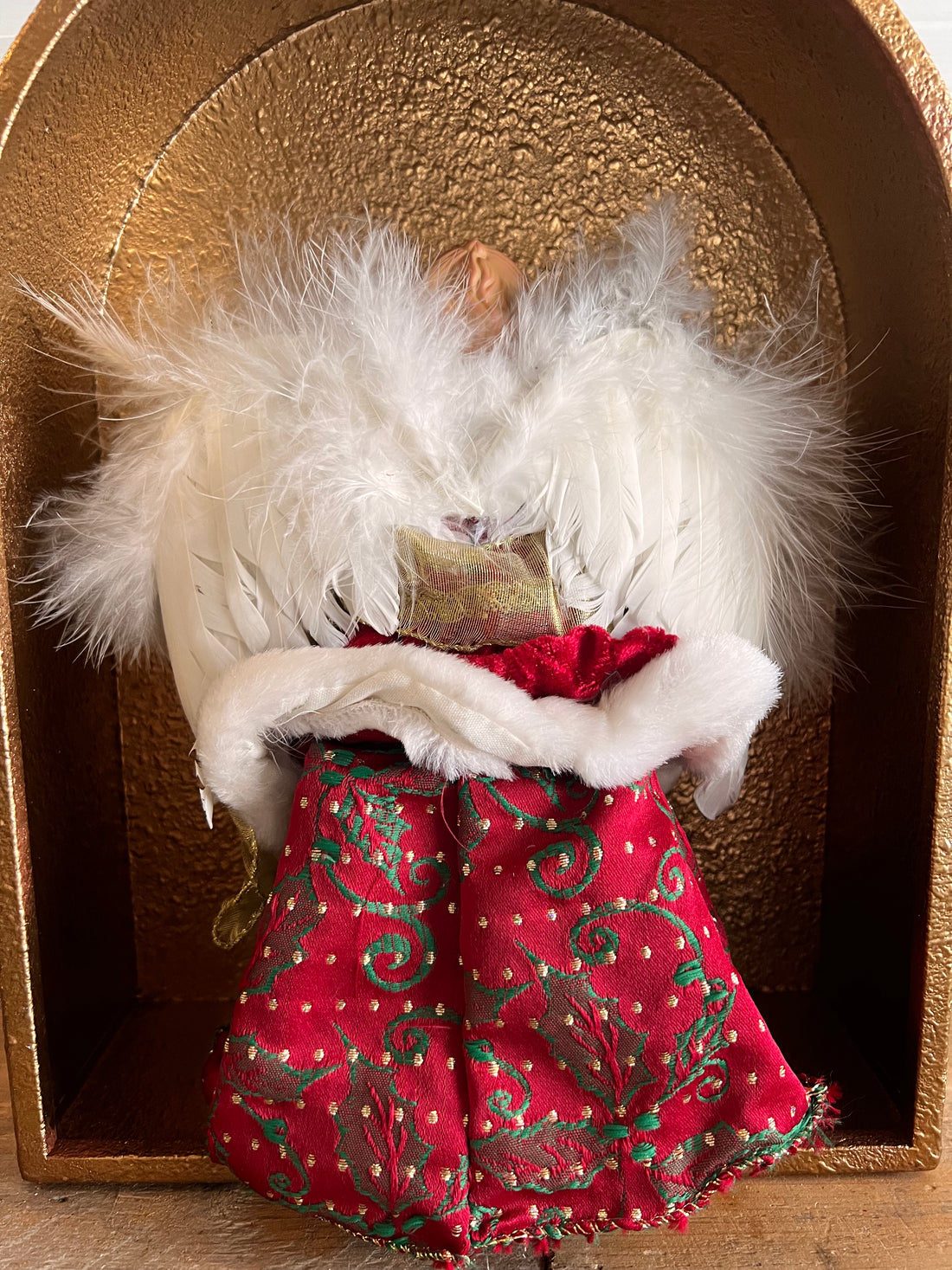 Engel kerstboompiek, kerstboompiek bordeaux rood, kerstboom piek, kerstboom topper, kerstdecoratie, kerstboom accessoires, luxe kerstboompiek, traditionele kerstboomversiering