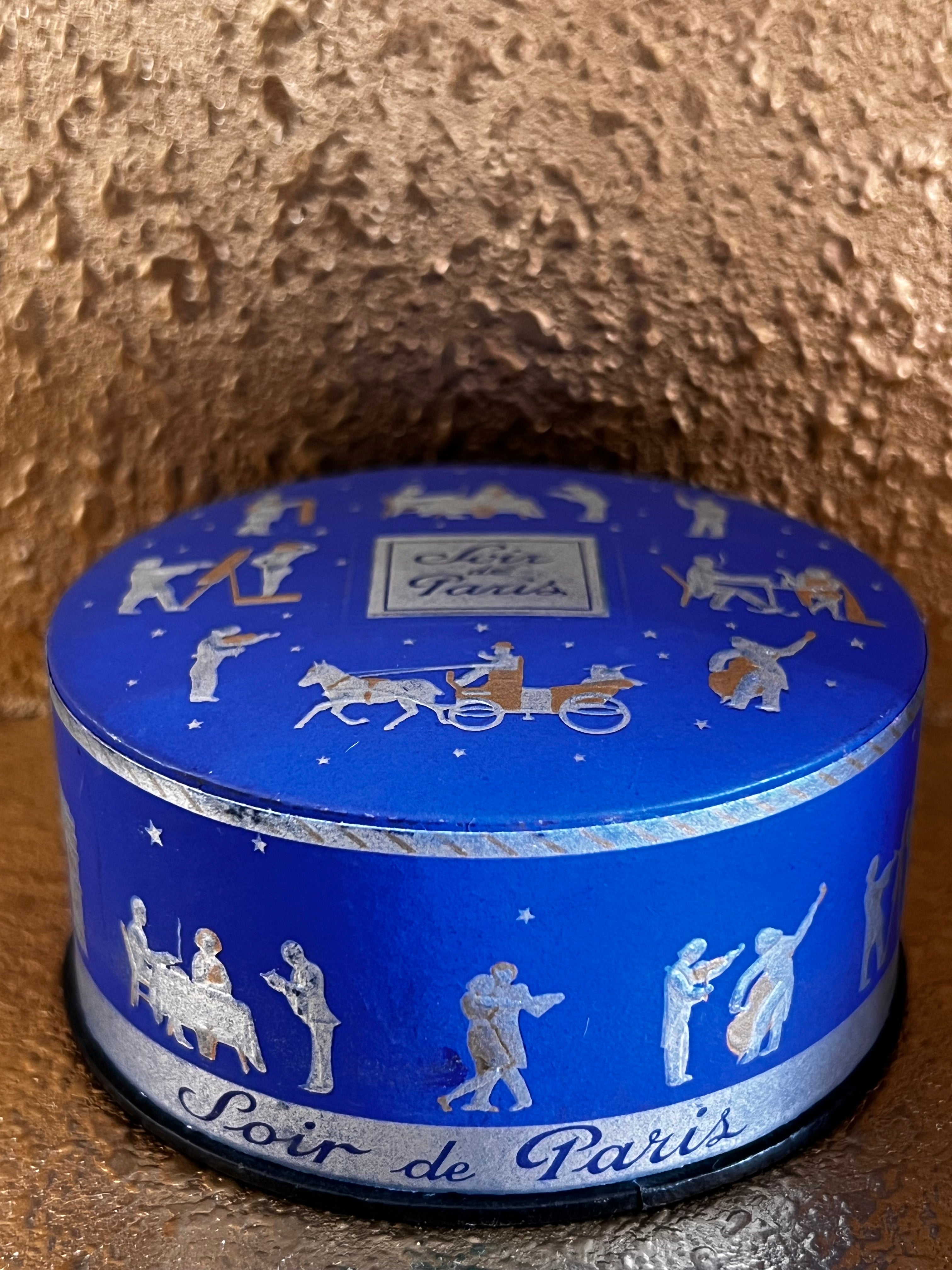 Vintage poederdoos "Soir de Paris" - Bourjois