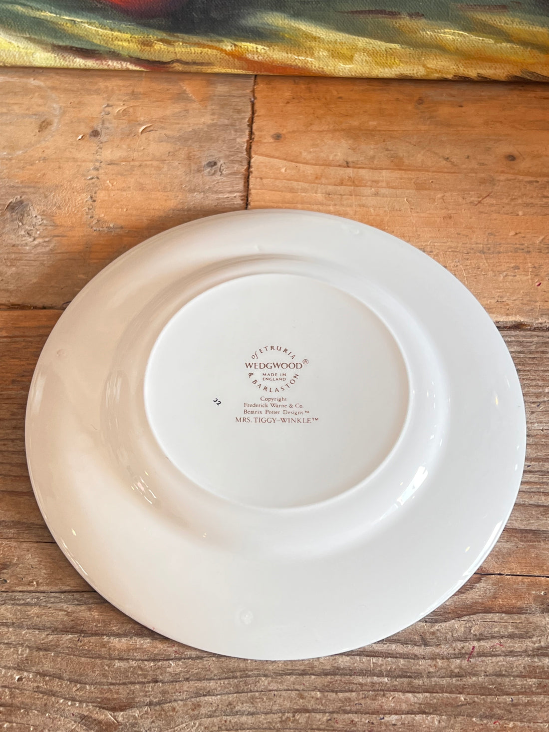 Wedgwood ontbijtbord Mrs. Tiggy Winkle