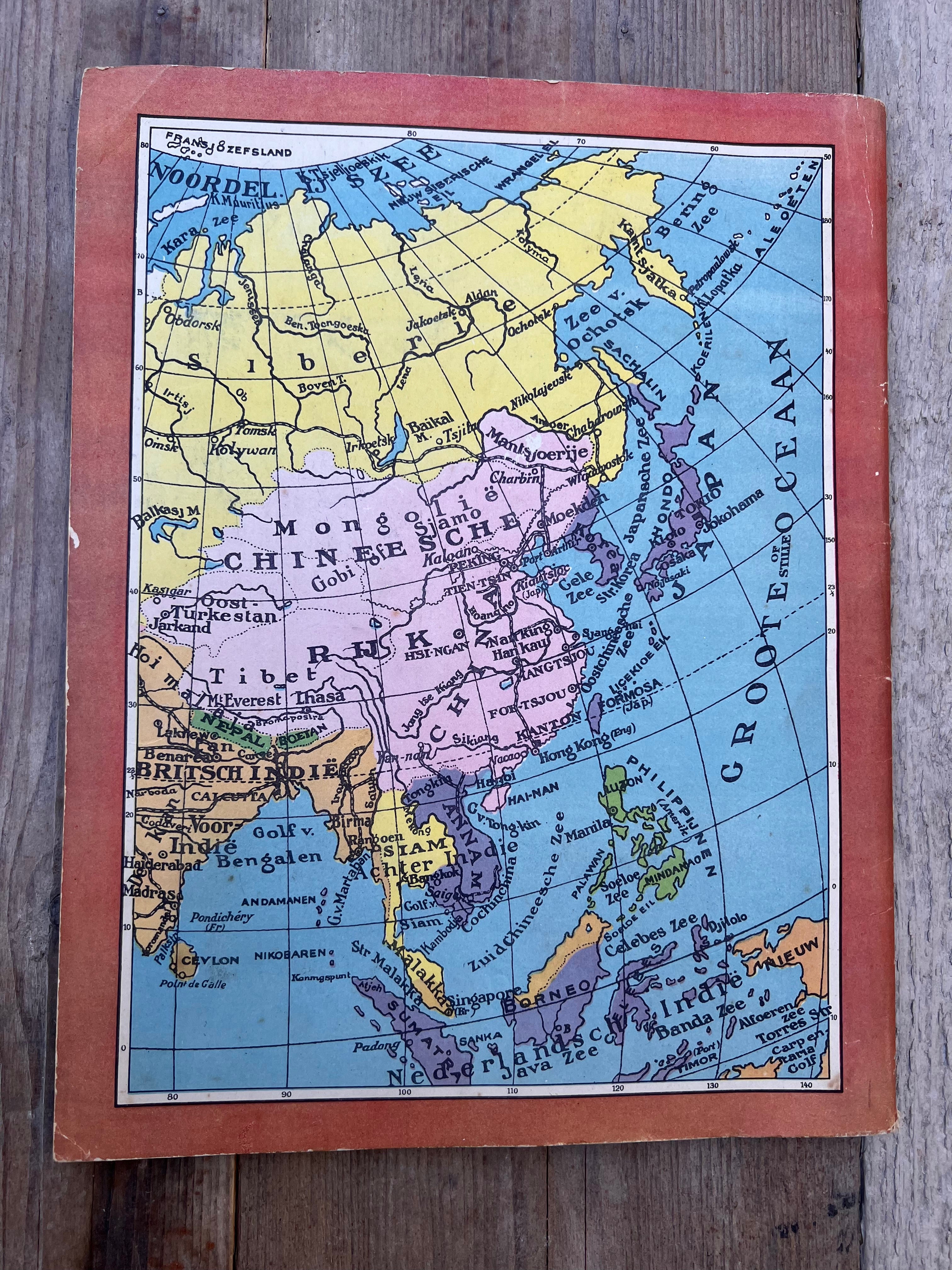Antiek plaatjesboek Japan en China