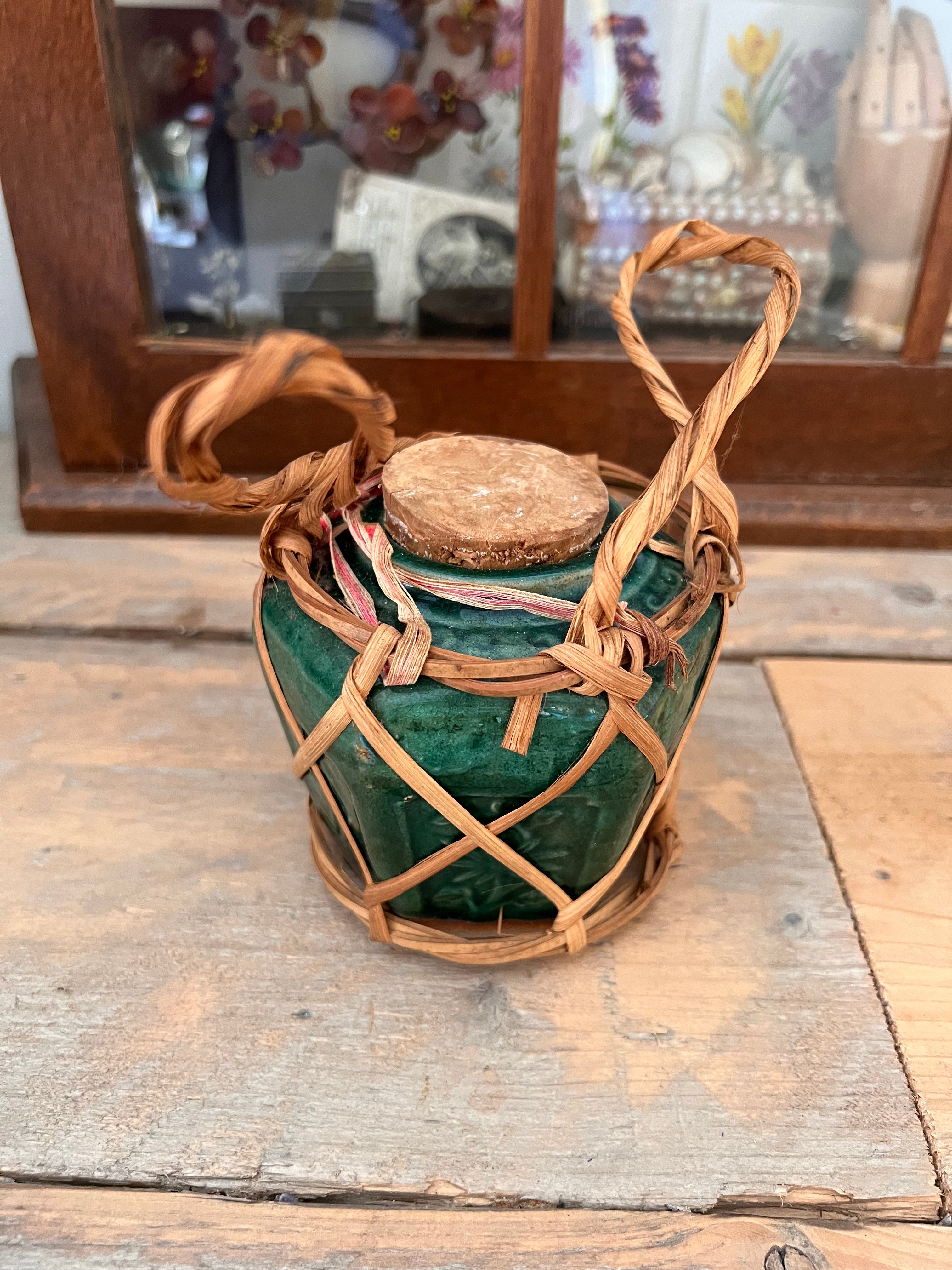Groene gemberpot