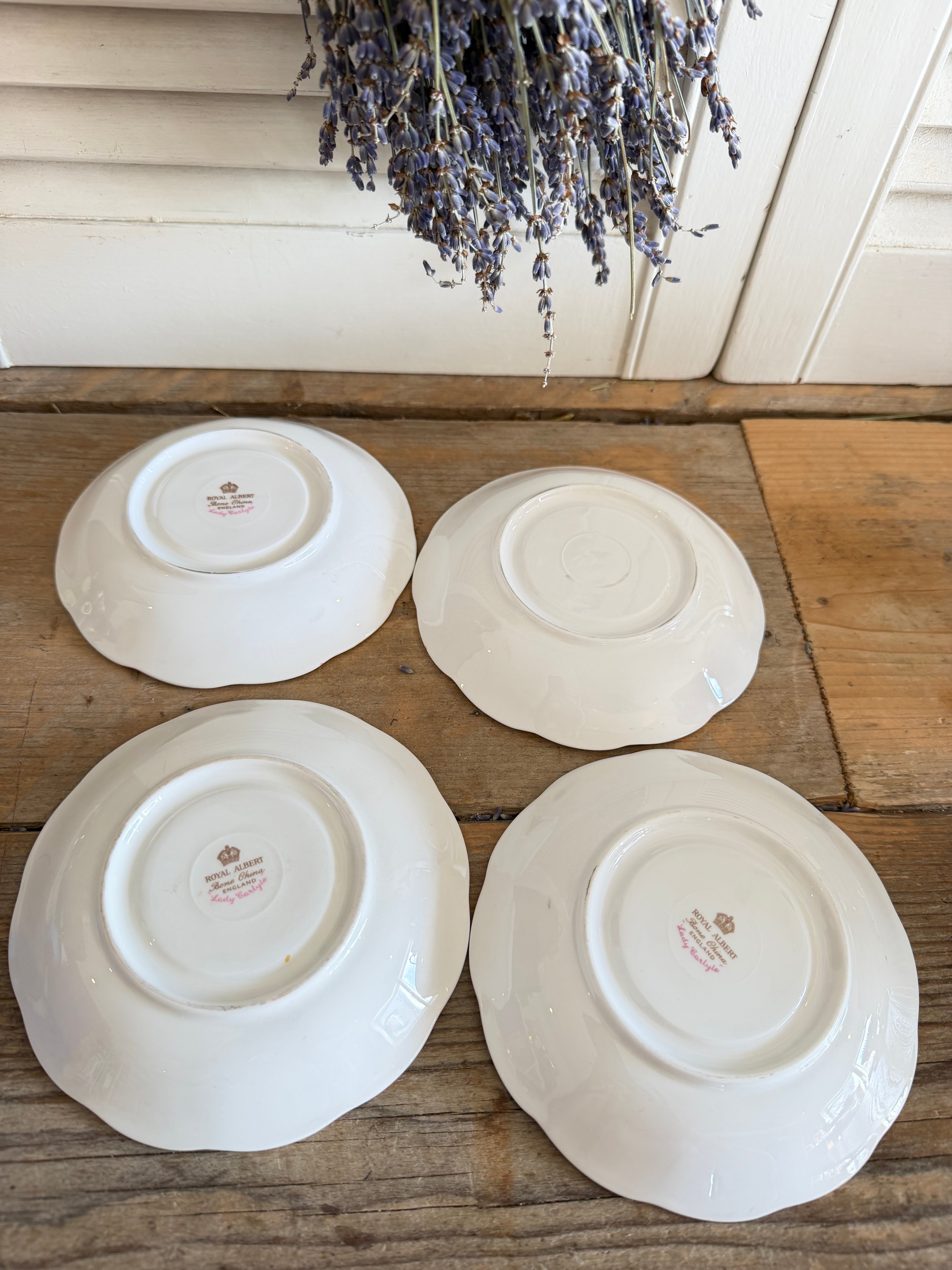 Royal Albert Lady Carlyle heren kop en schotel - vintage bone china