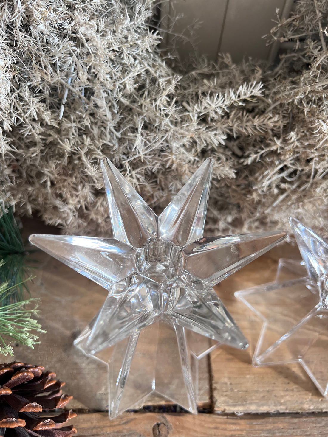 Nachtmann kandelaars, glazen kandelaars set, Galaxy kandelaars, kristallen kandelaars jaren 70, vintage kandelaars, Nachtmann kristal, retro design kandelaars, sfeerverlichting kristal.