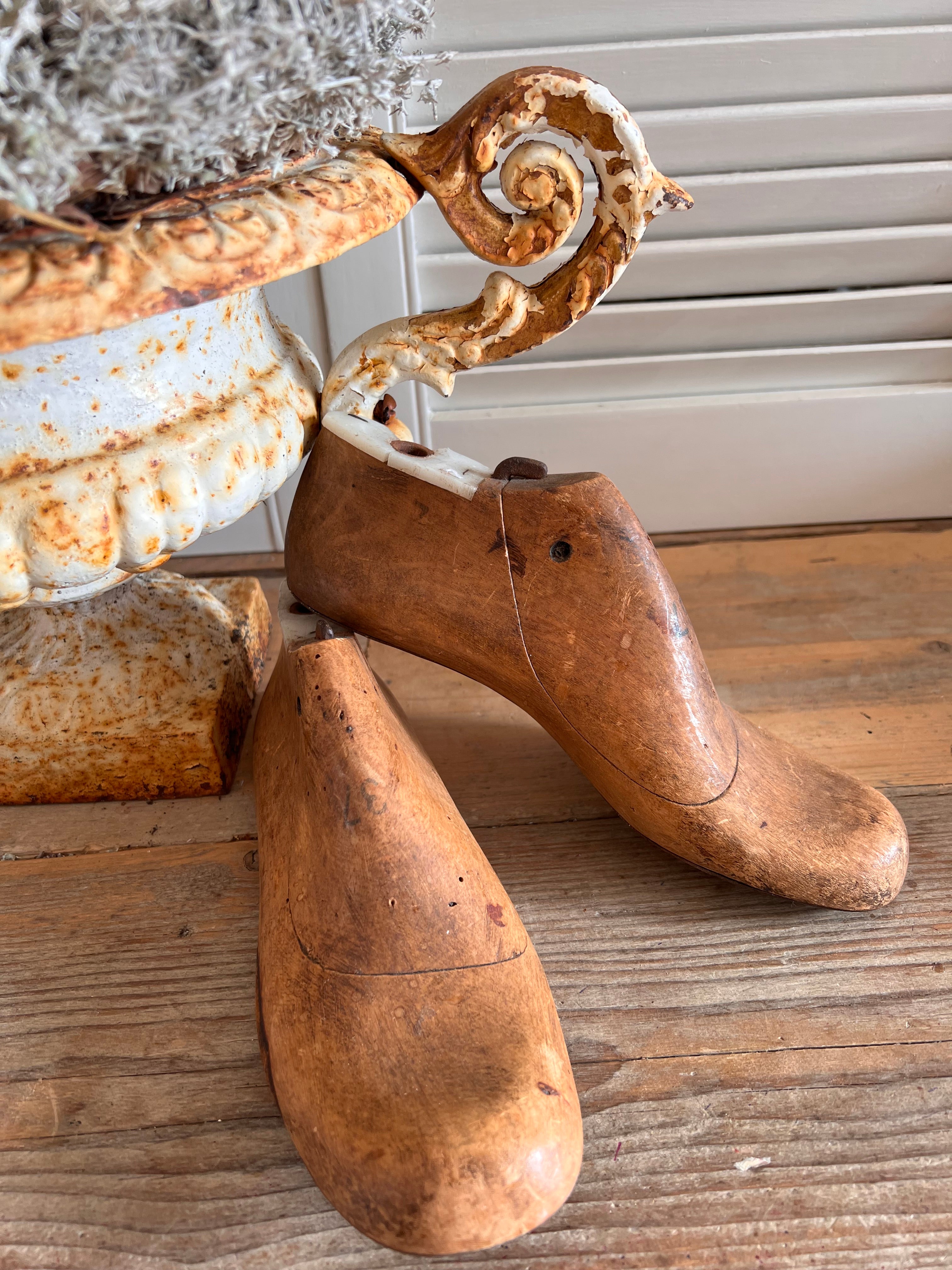 Brocante schoenleesten maat 37
