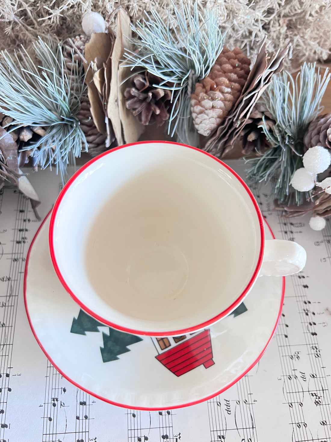 Mason’s Christmas Village theekopje, kersttheekopje, kerst servies, kerstthee kopje, porseleinen theekopje kerst, Christmas Village servies, kerstsfeer, kersttafel decoratie, kerstcadeau theekopje