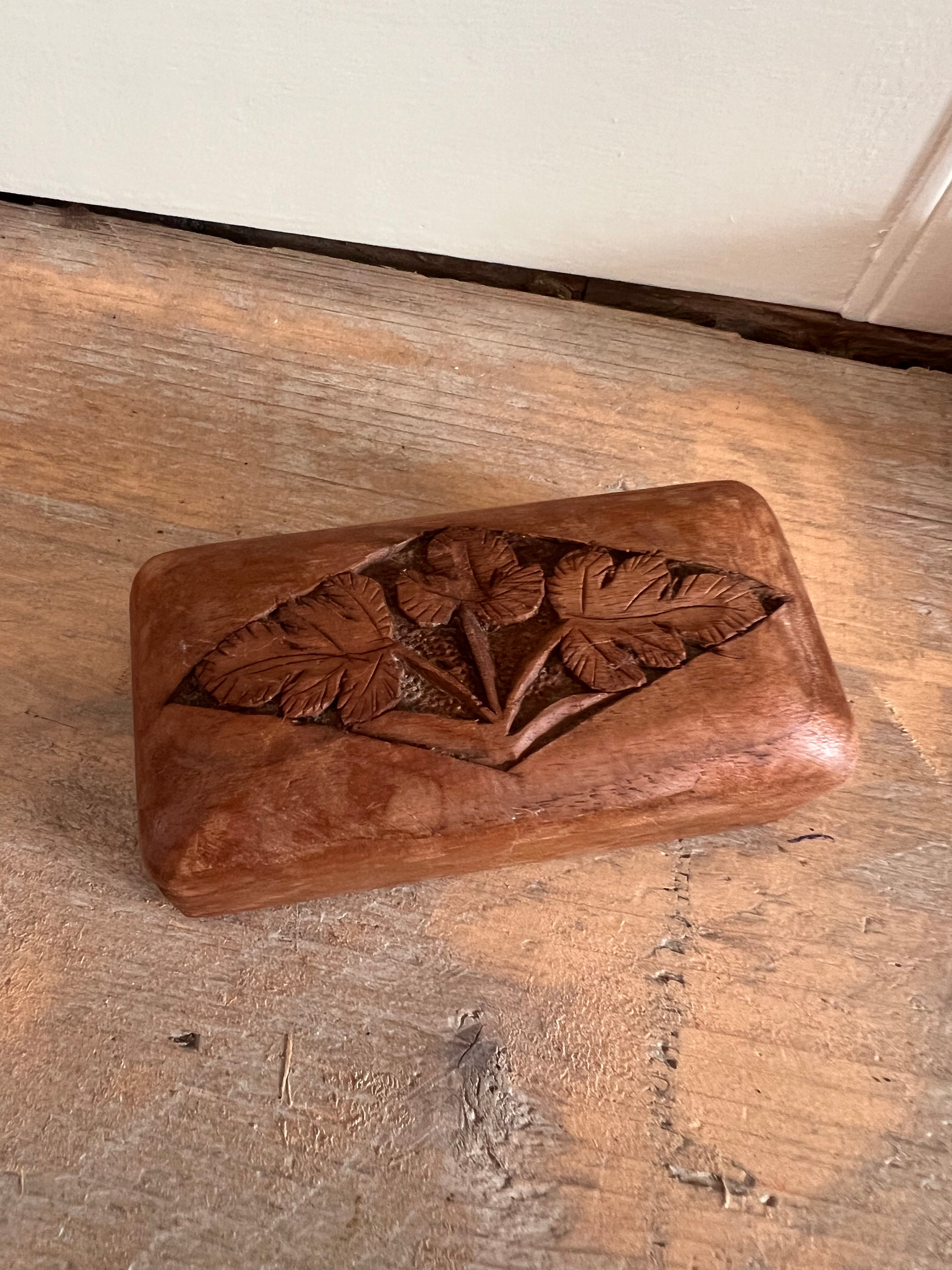 Houten opbergdoosje