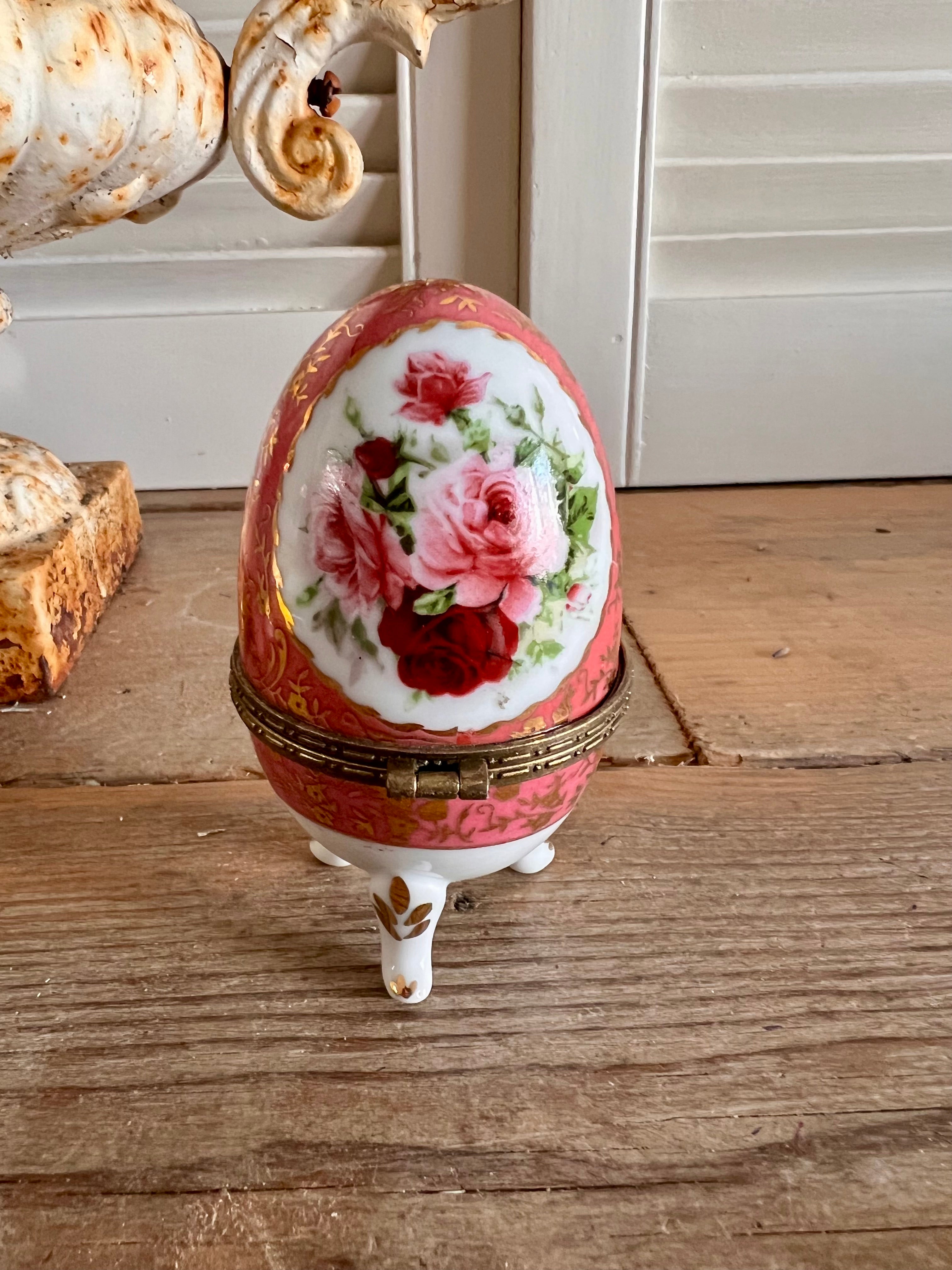 Ei Limoges porselein rozen