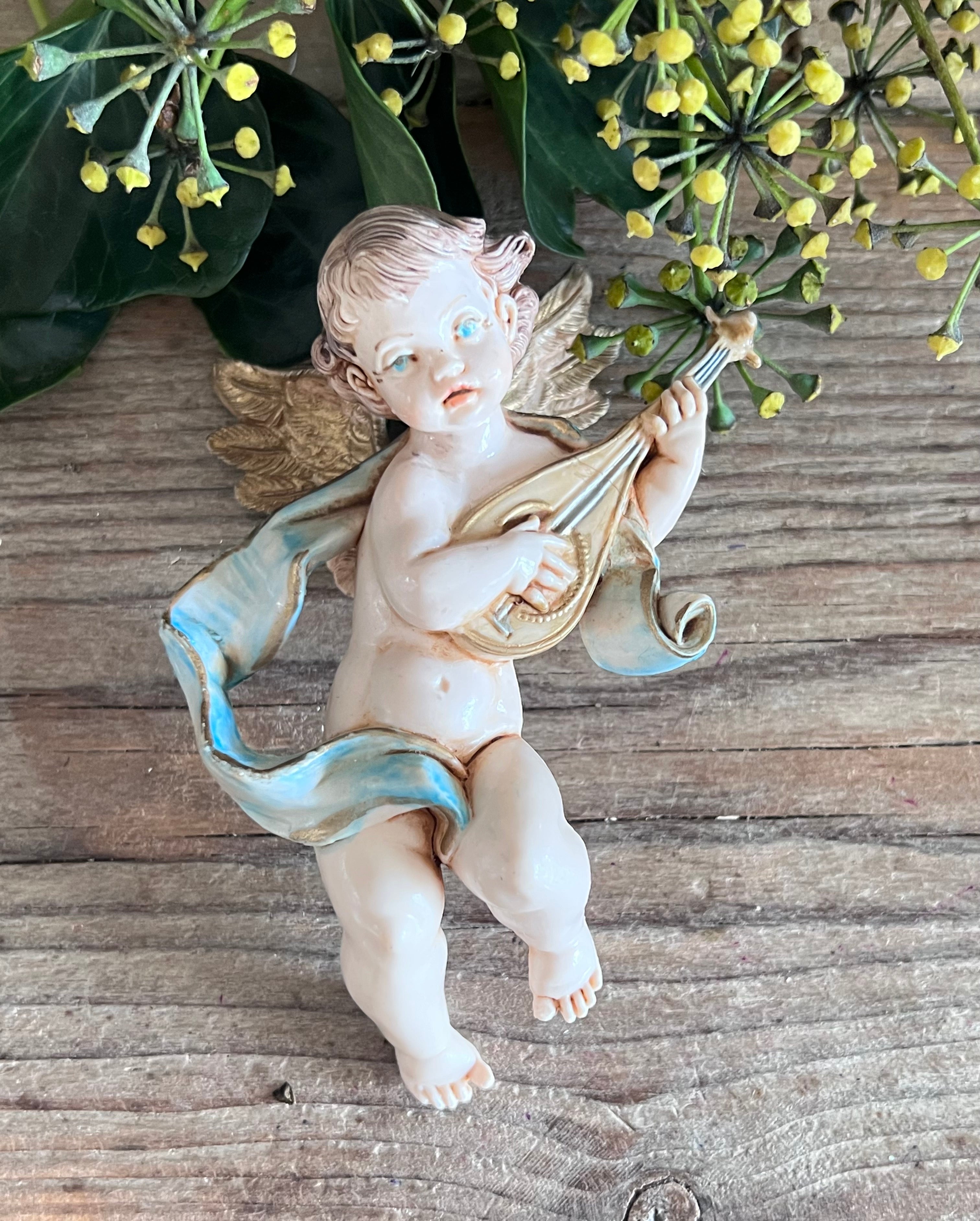 Fontanini kerstengel, kerstengel voor kerstboom, handgemaakte kerstdecoratie, kerstboom ornament, kerstdecoratie, kerstversiering, traditionele kerstengel, kerstgeschenk.