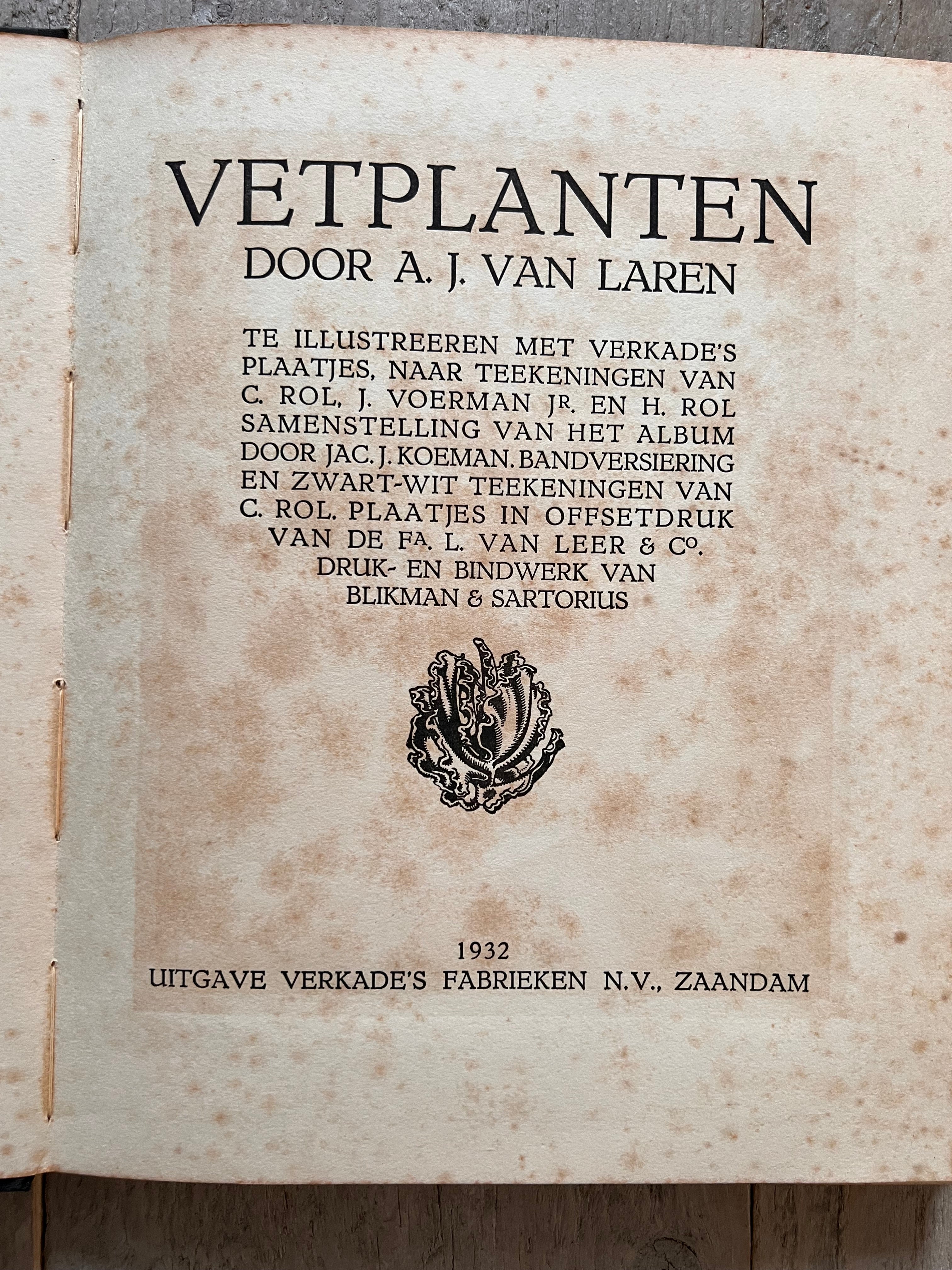 Verkade plaatjesboek vetplanten