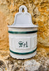 Emaille zoutpot