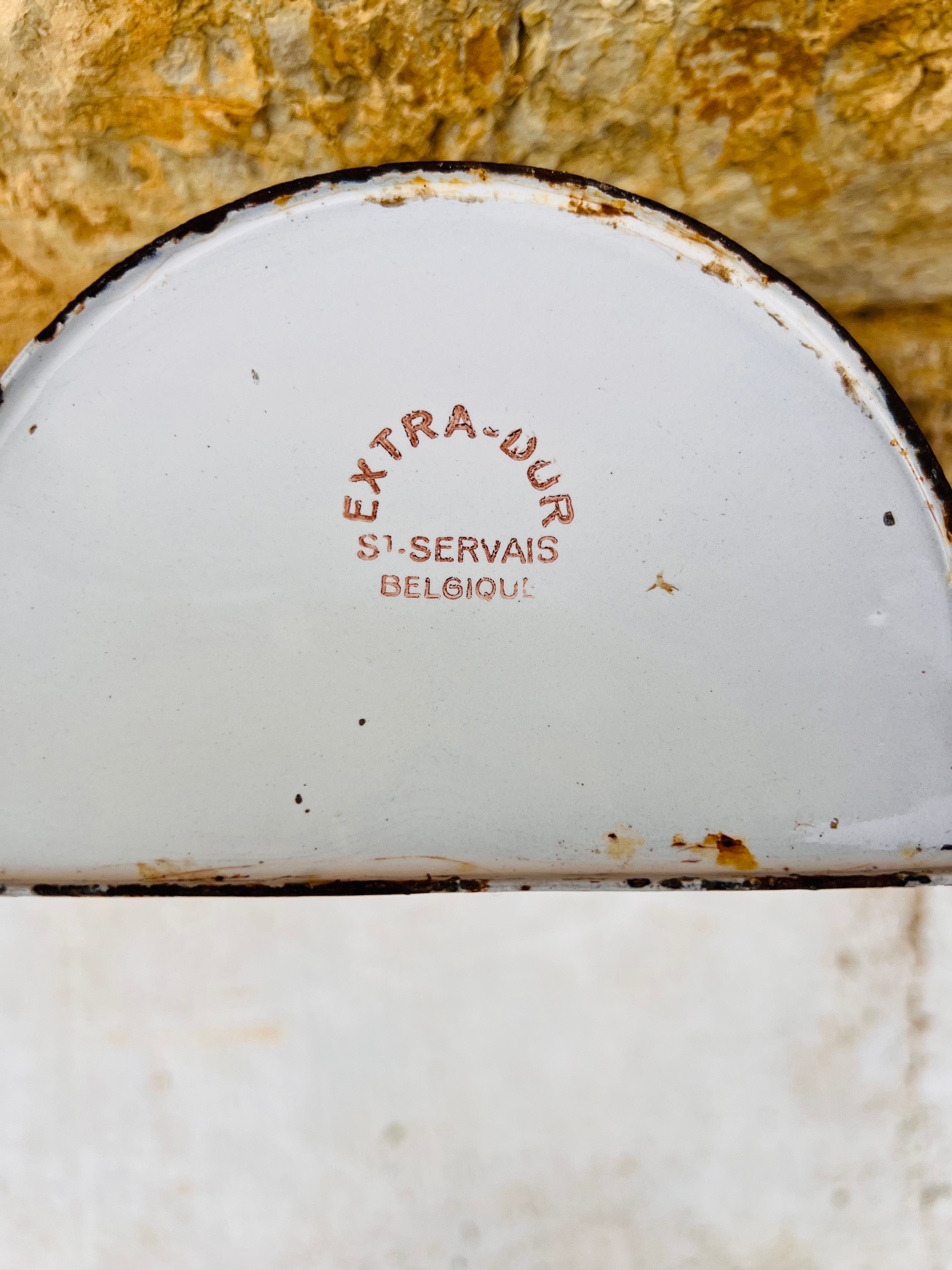 Emaille zoutpot
