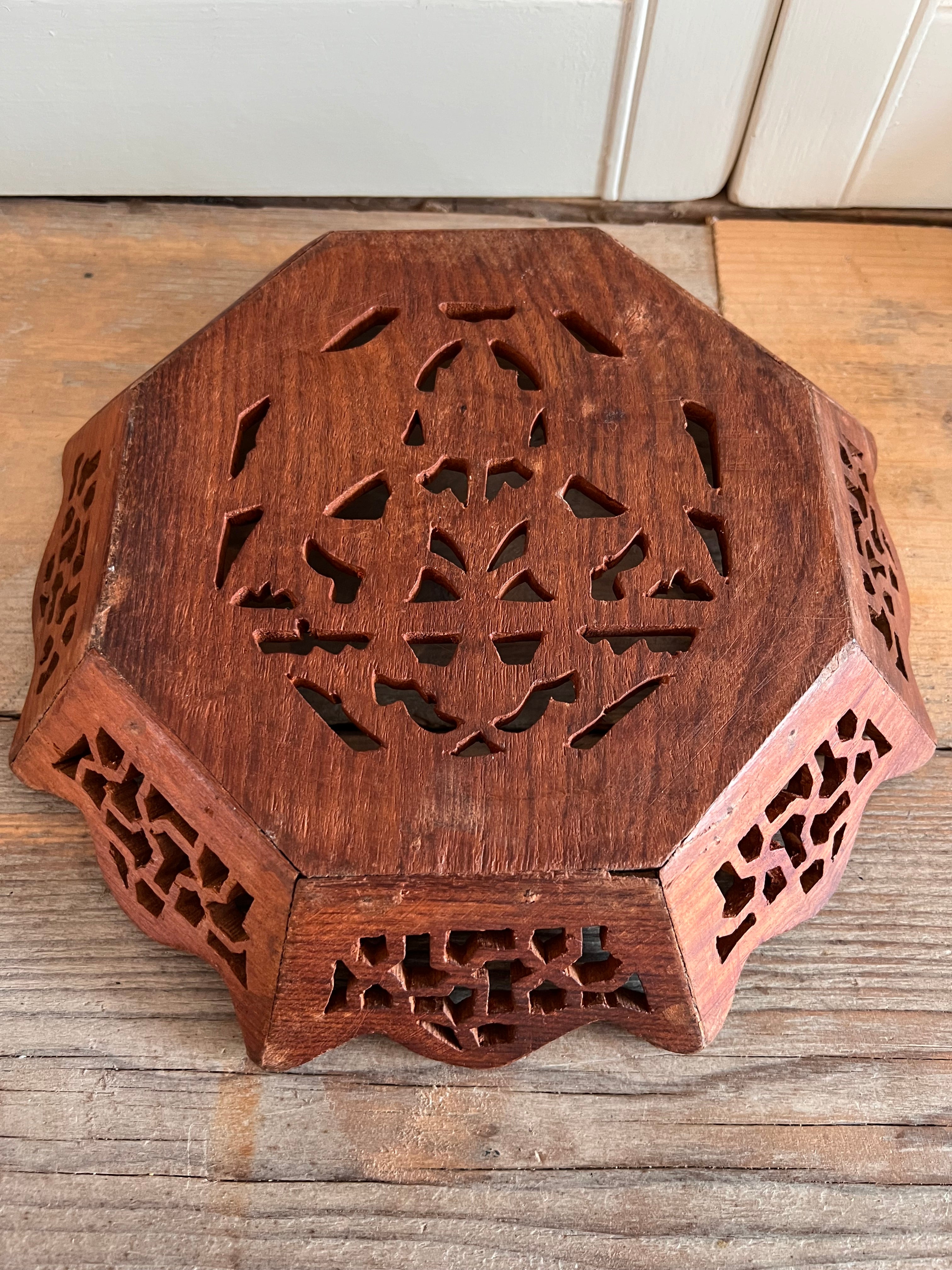 Houten schaal India