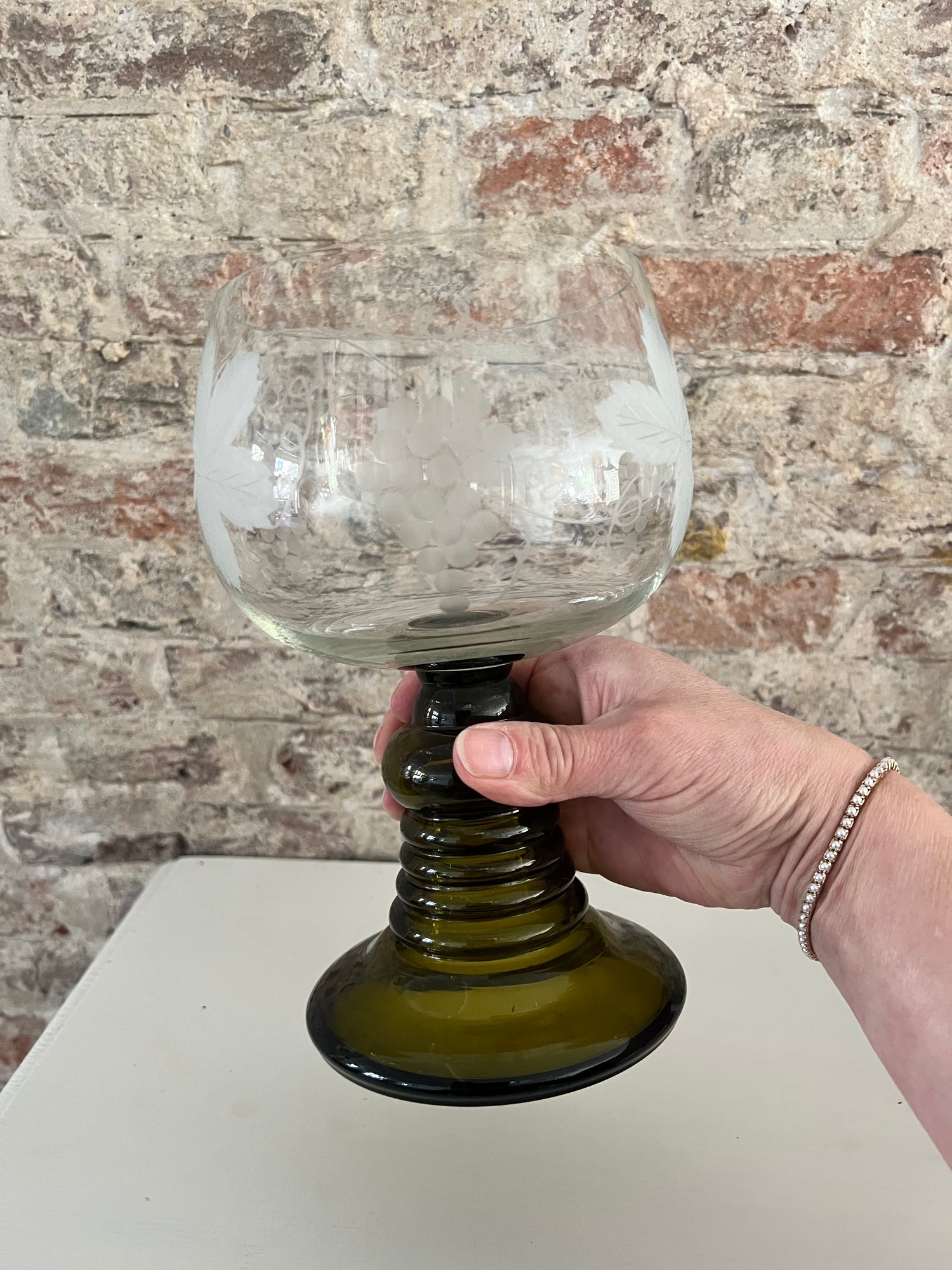 Kristallen Roemer wijnglas XXL