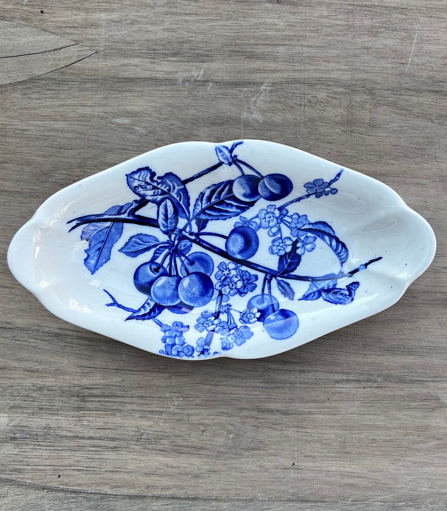 Oud Engels zuurschaaltje BWM & Co Pomona met kersen