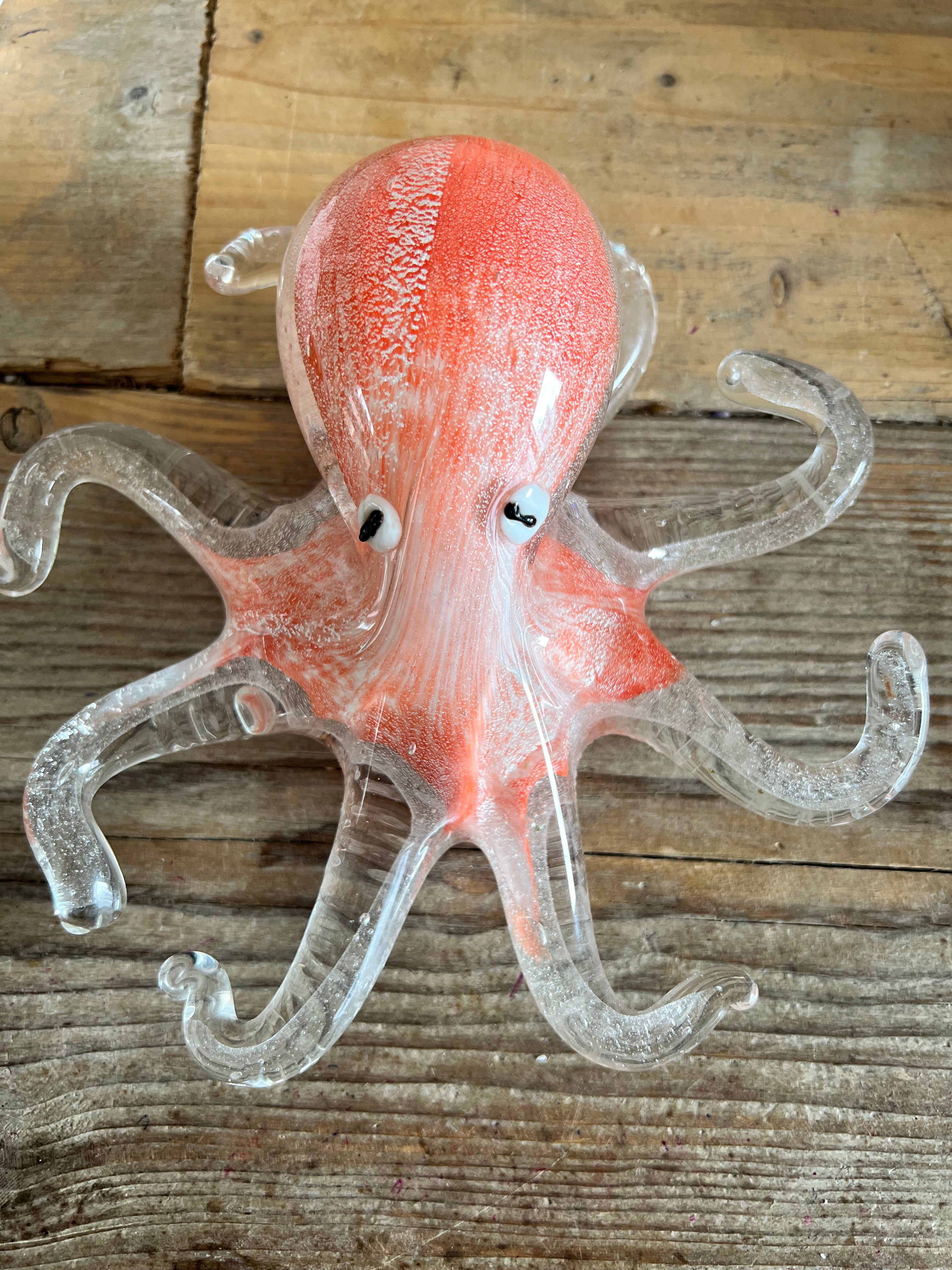 Octopus van glas presse papier