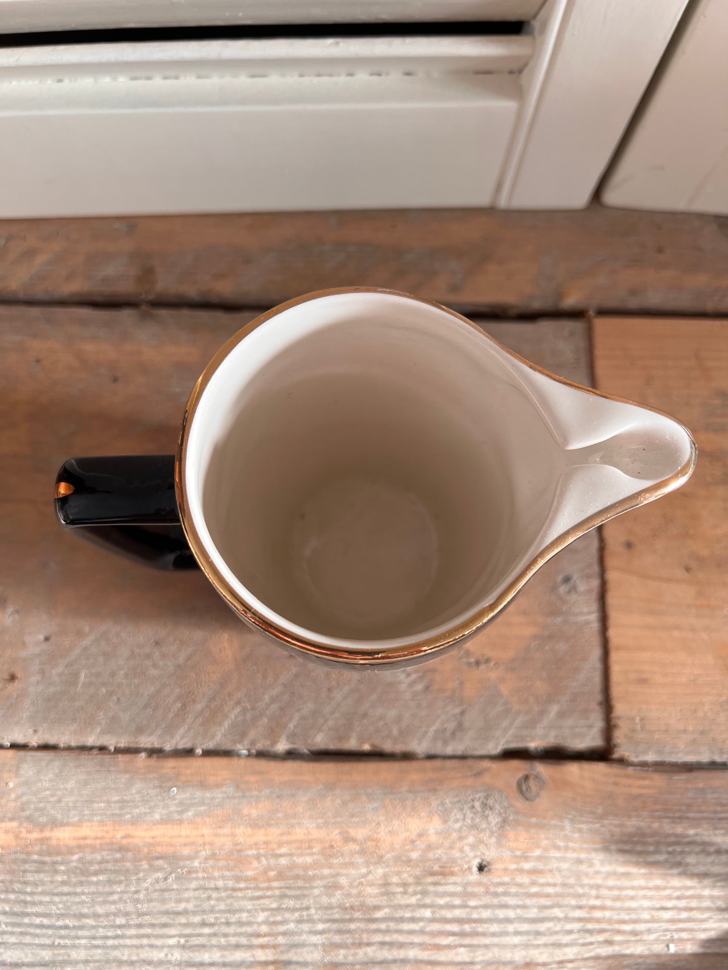 Black and White whiskey water jug