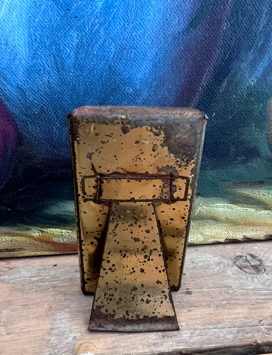 bidprentje messing lijstje, brocante bidprentje, oud bidprentje, verweerd messing lijstje, vintage bidprentje, antiek bidprentje, brocante decoratie, nostalgisch bidprentje, retro bidprentje, bidprentje kopen.