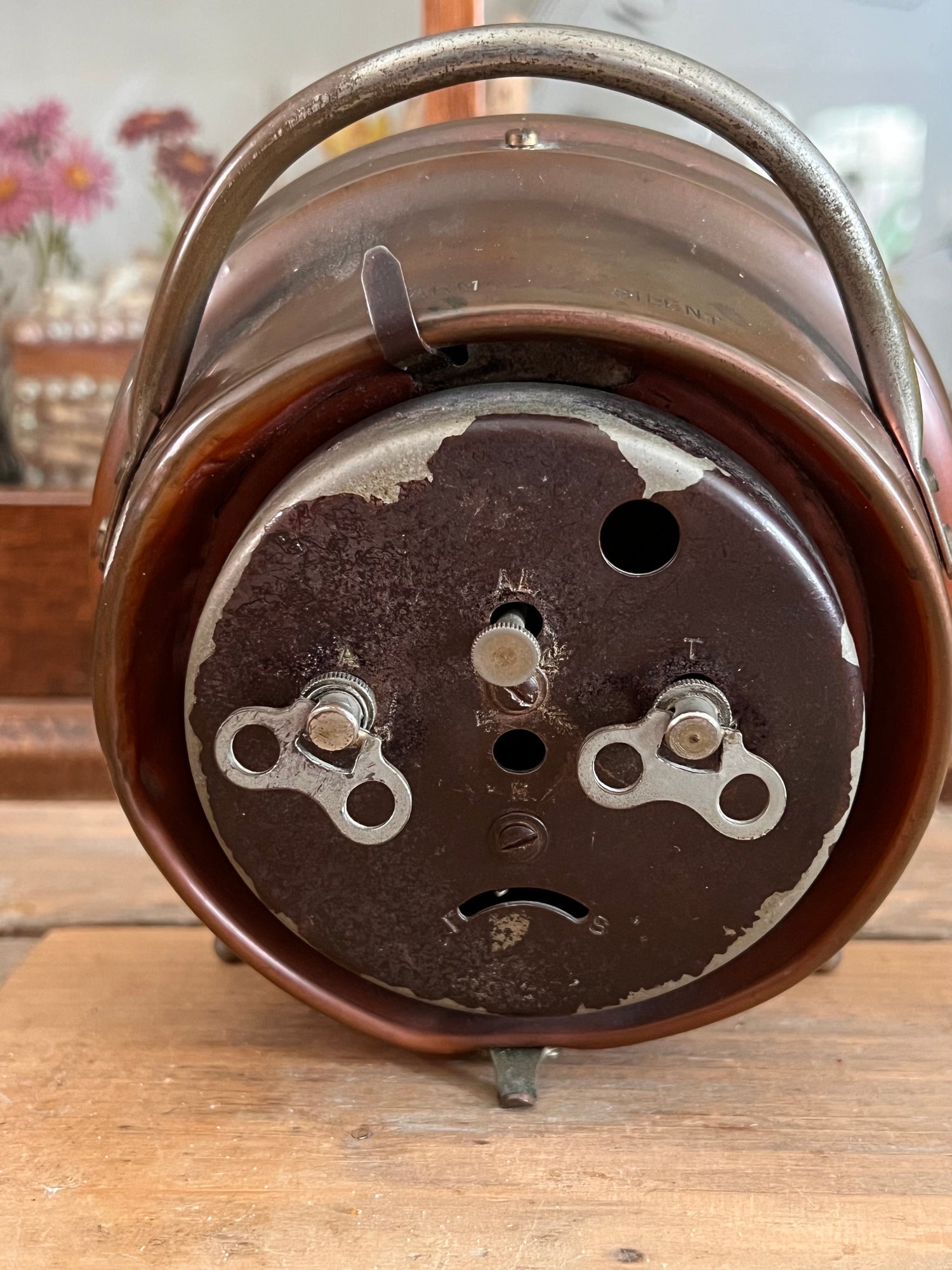 Franse brocante wekker