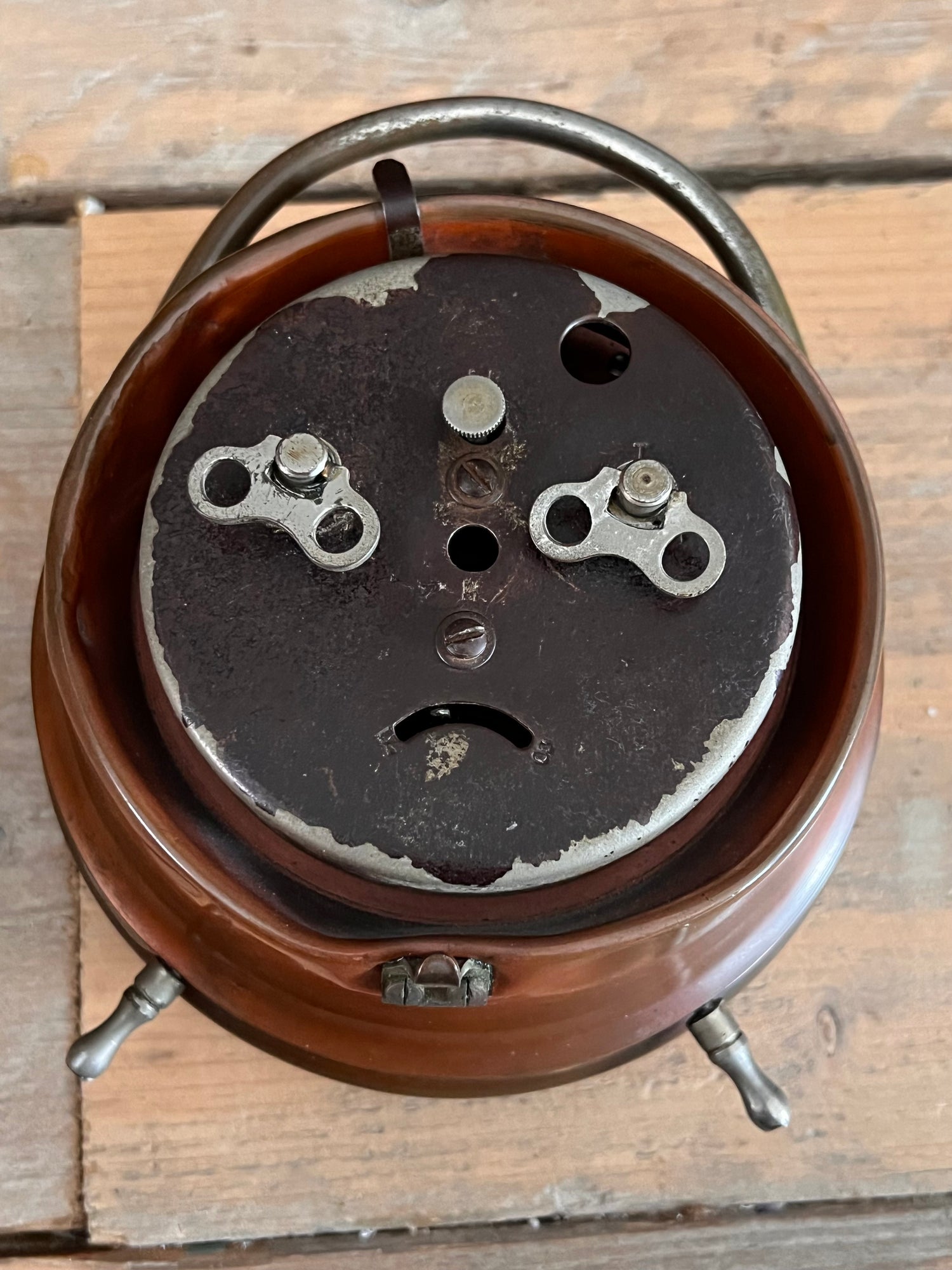 Franse brocante wekker