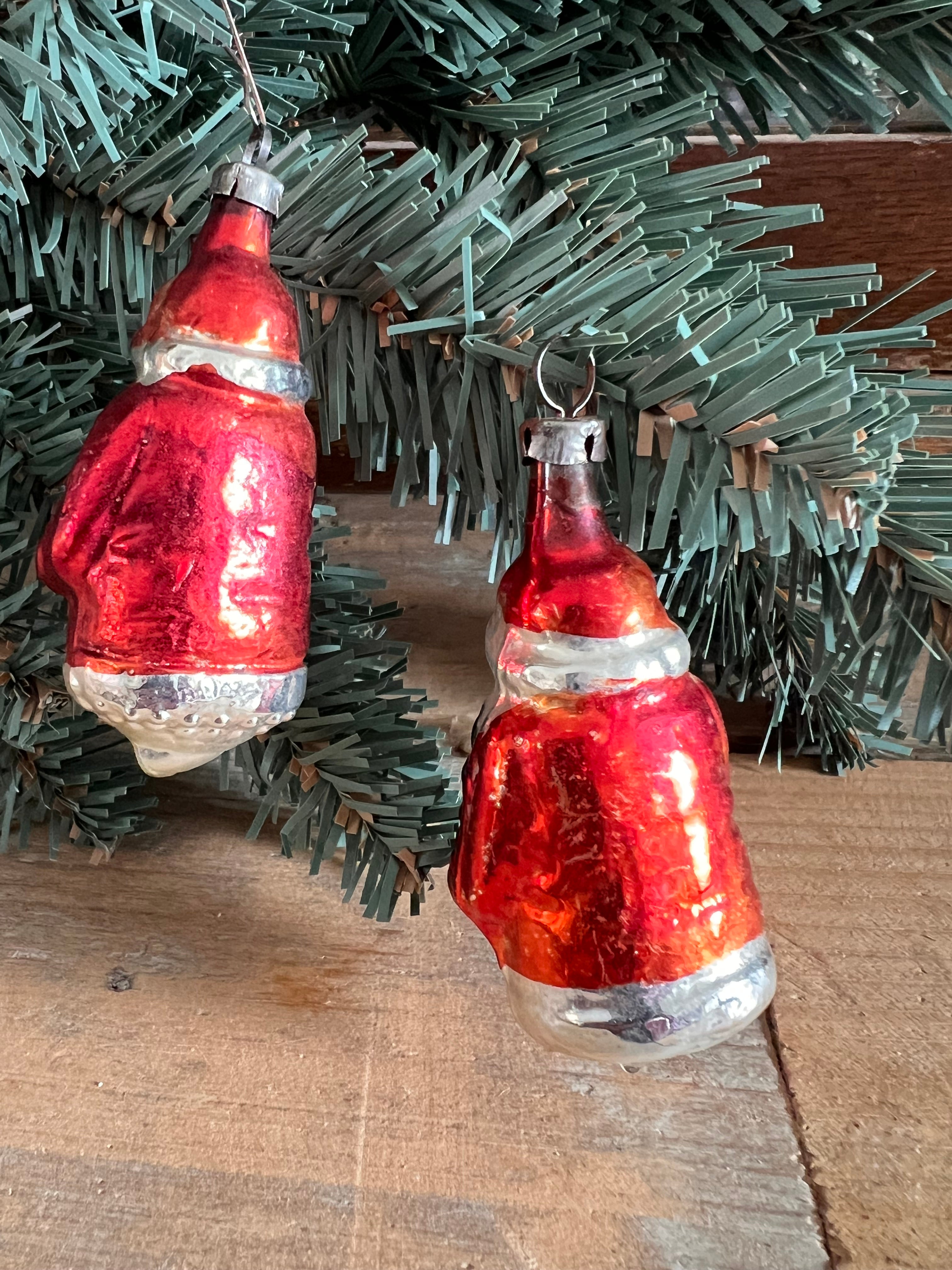 Vintage Christmas ball Father Christmas