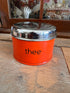 Brabantia voorraadbus thee oranje