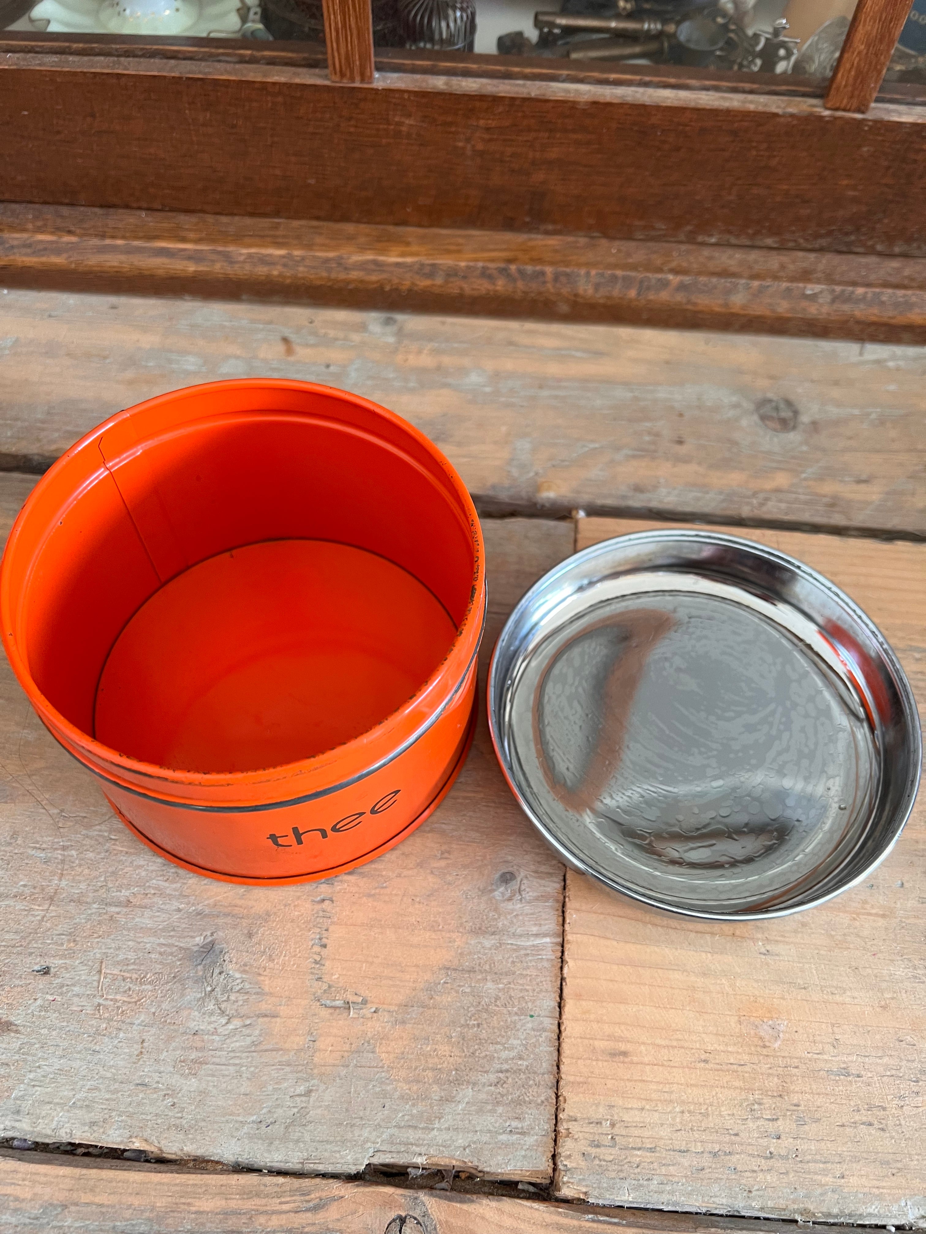 Brabantia voorraadbus thee oranje