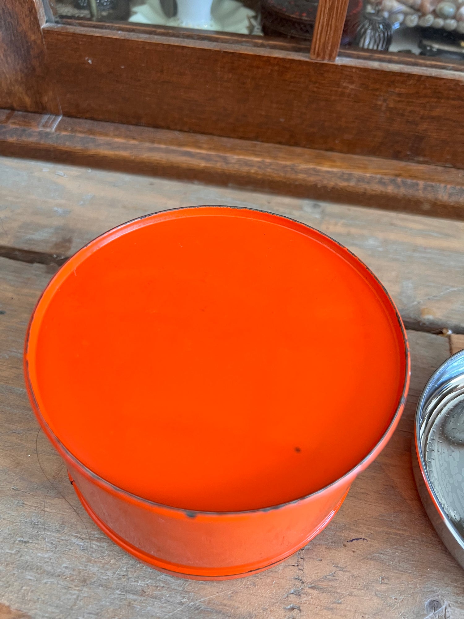 Brabantia storage jar tea orange