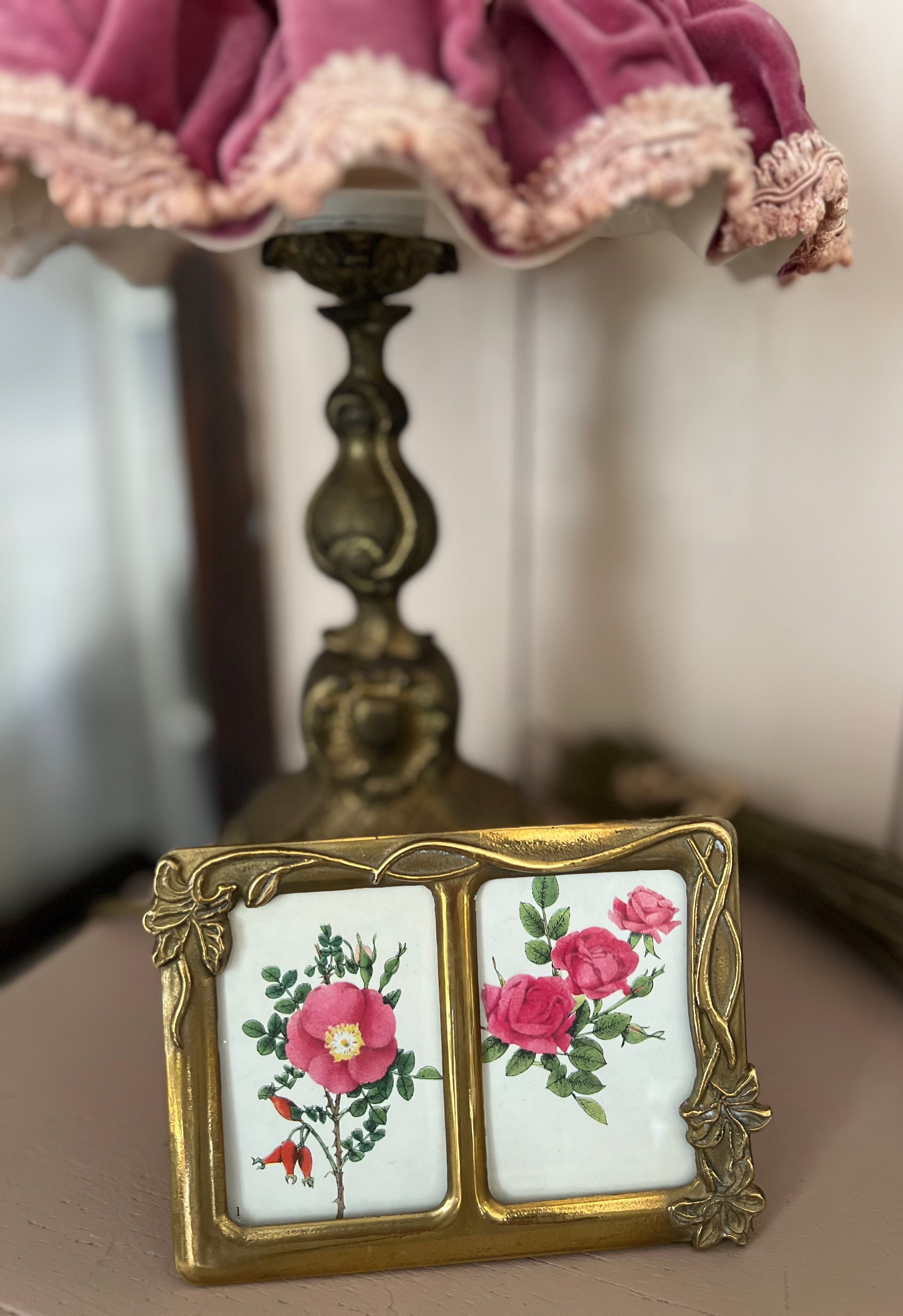Fotolijst Art Nouveau stijl messing