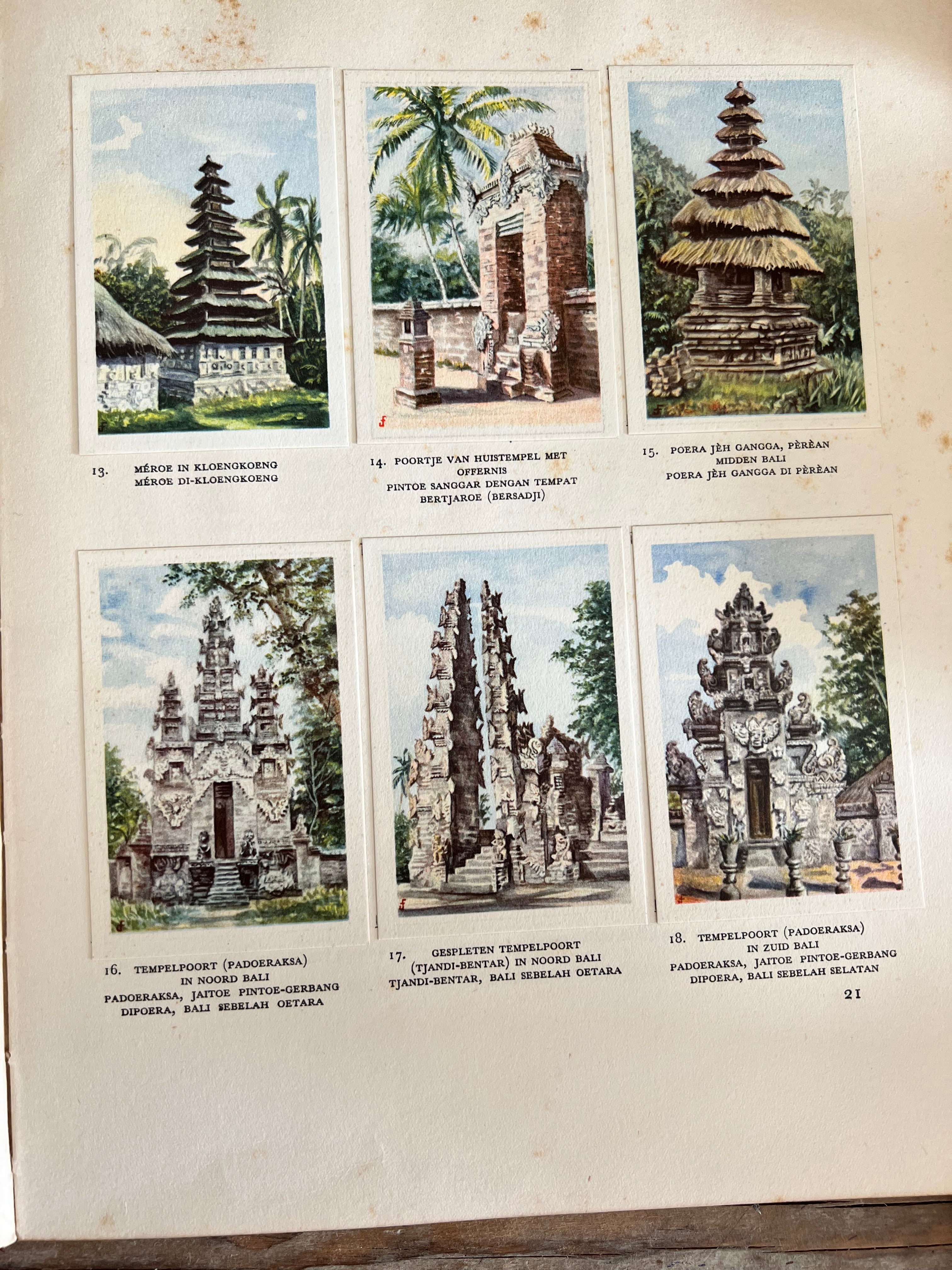 Bali - plaatjesalbum Droste Haarlem