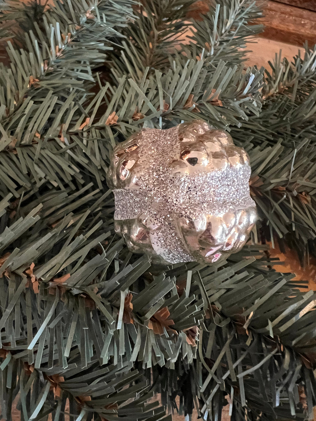 Vintage kerstbal druiventros