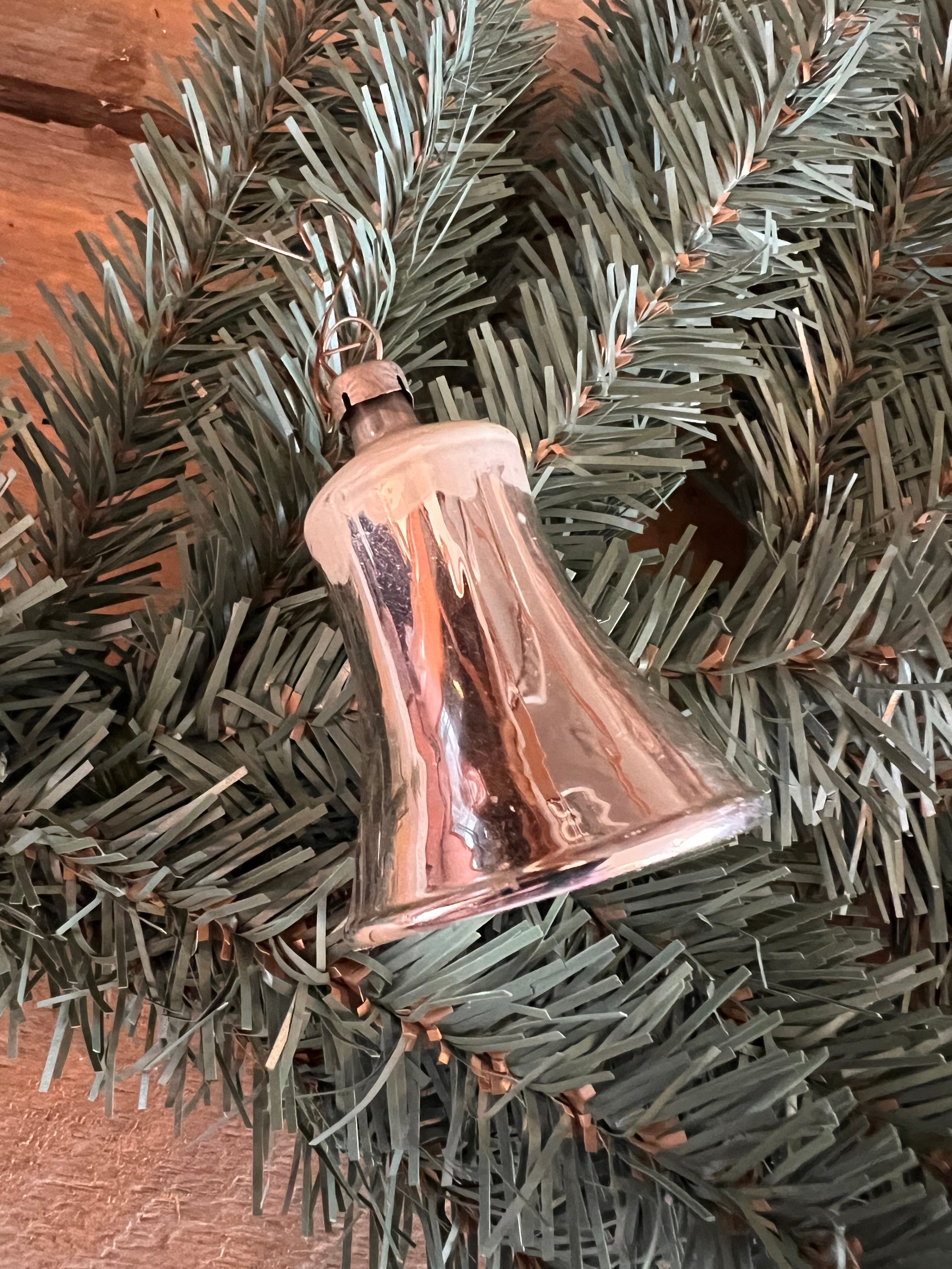 Vintage kerstbal kerstklokje