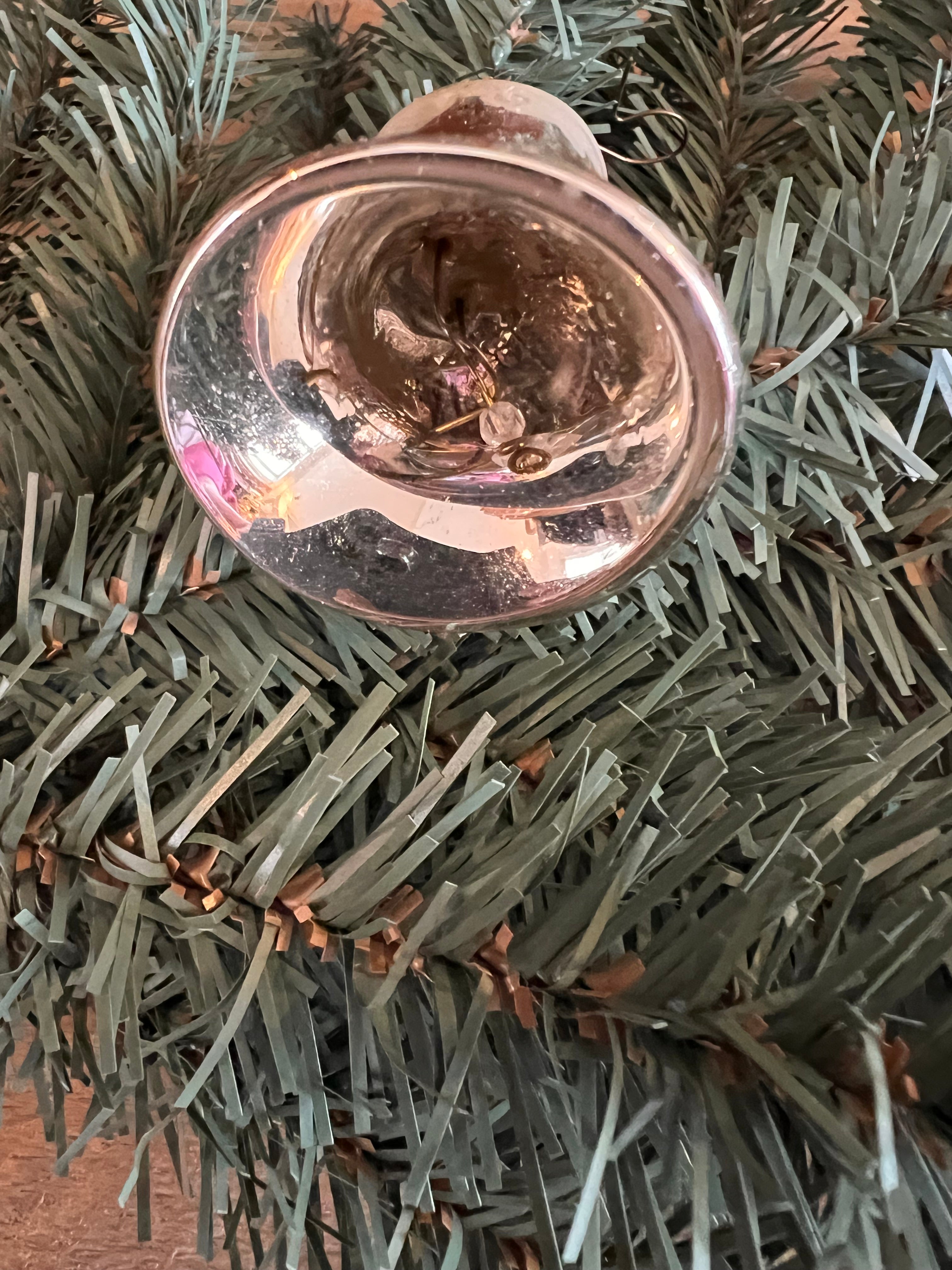 Vintage kerstbal kerstklokje