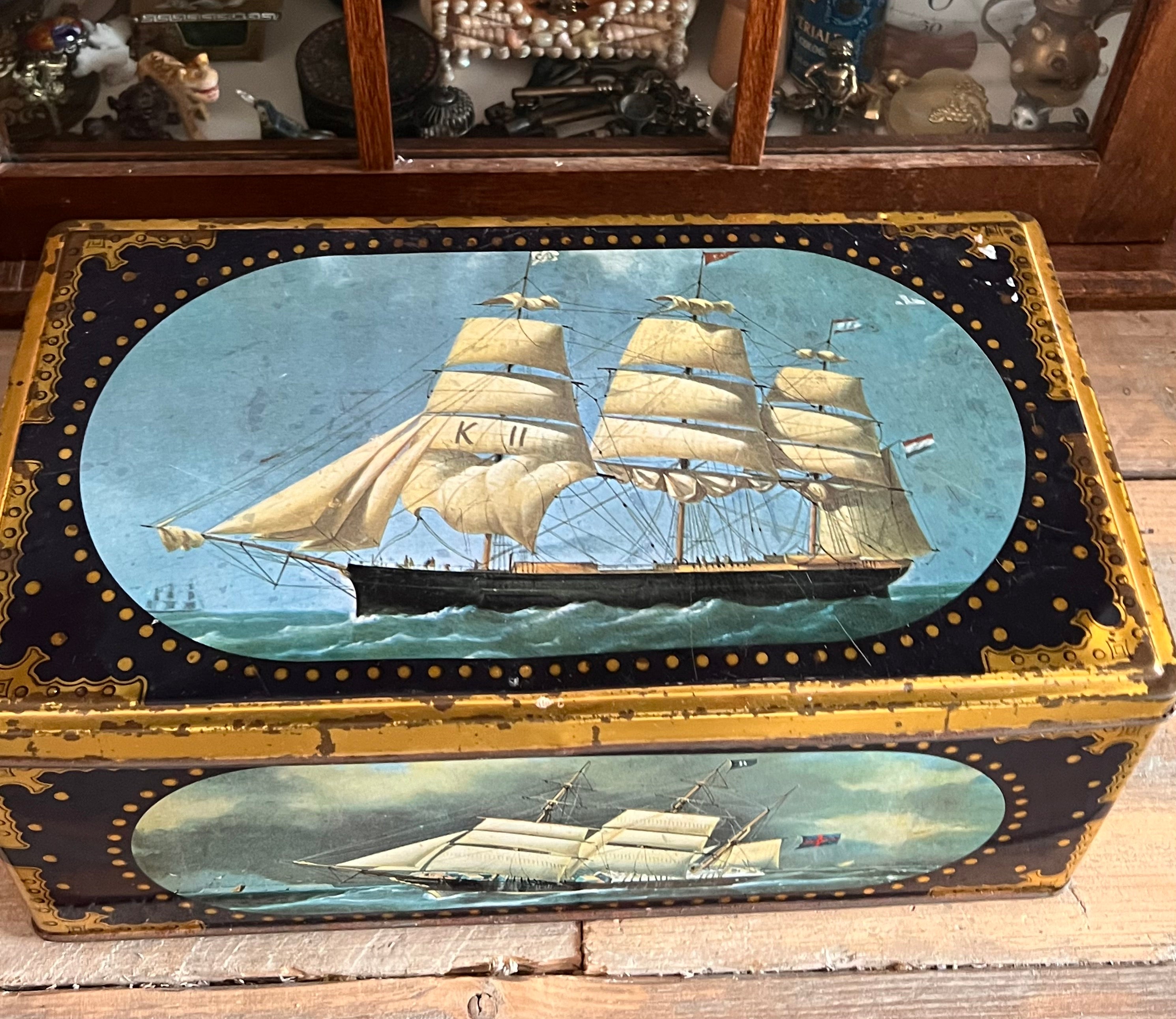 Vintage scheepsblik