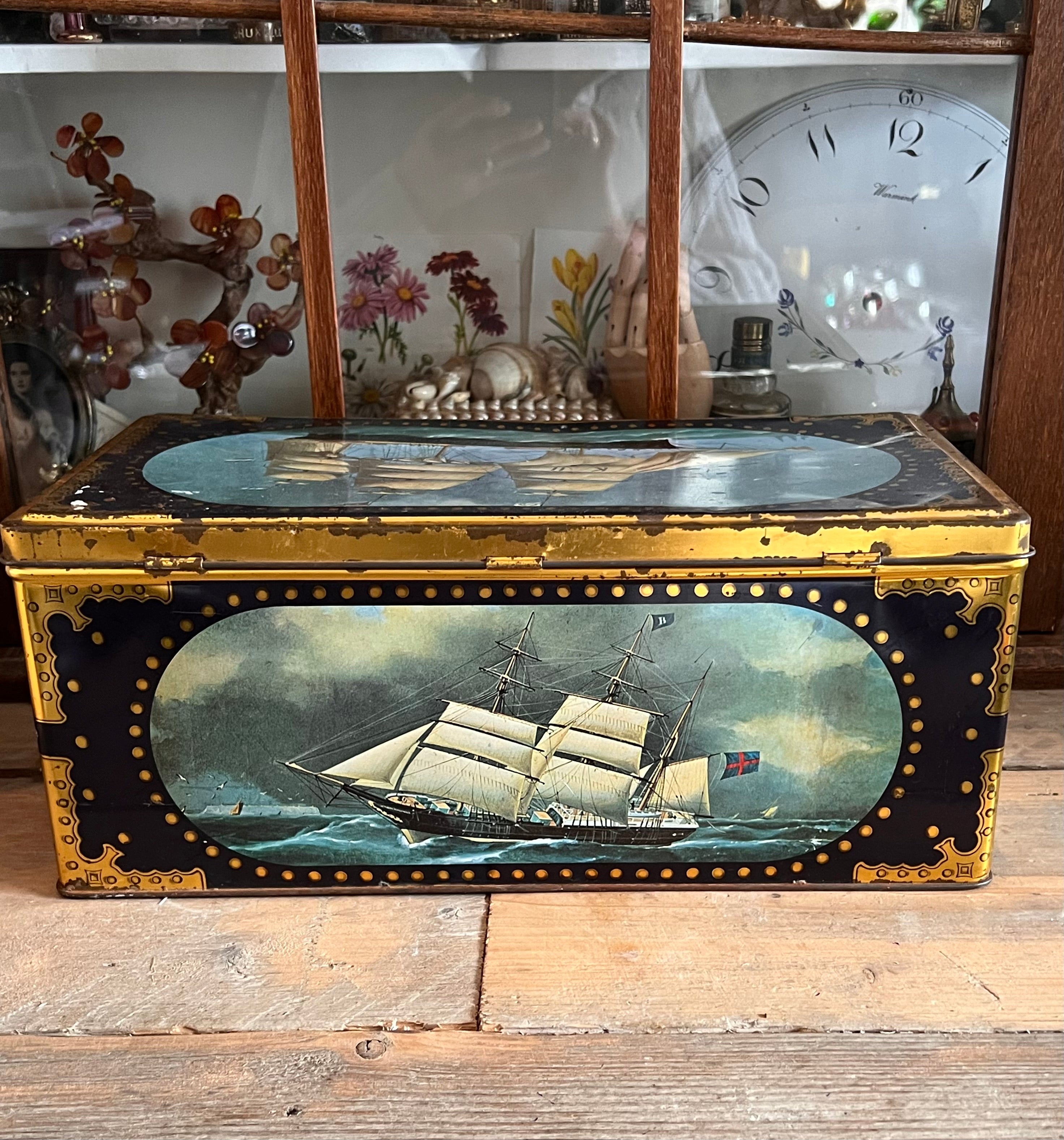 Vintage scheepsblik
