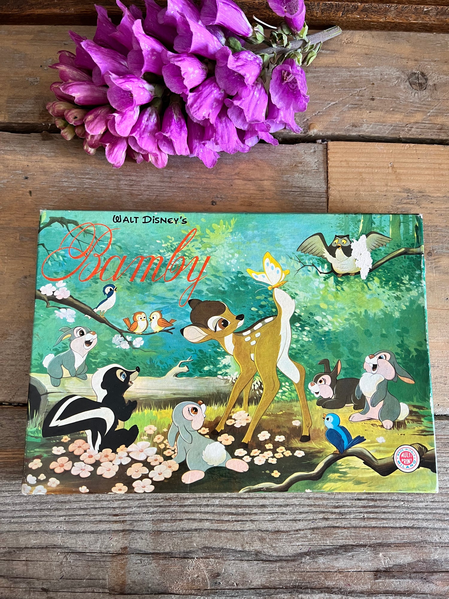 Stempelset Bambi Walt Disney