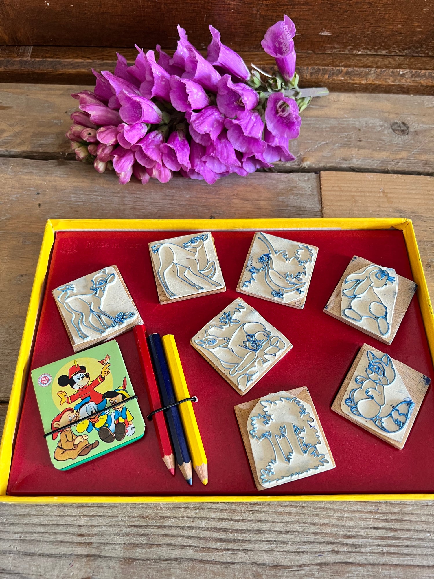 Vintage Disney stempelset Bambi