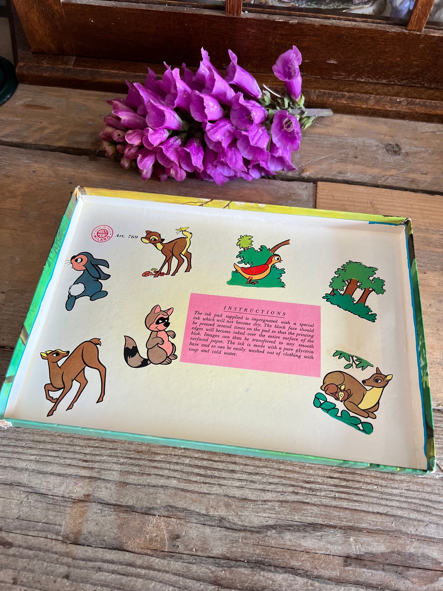 Vintage Disney stempelset Bambi