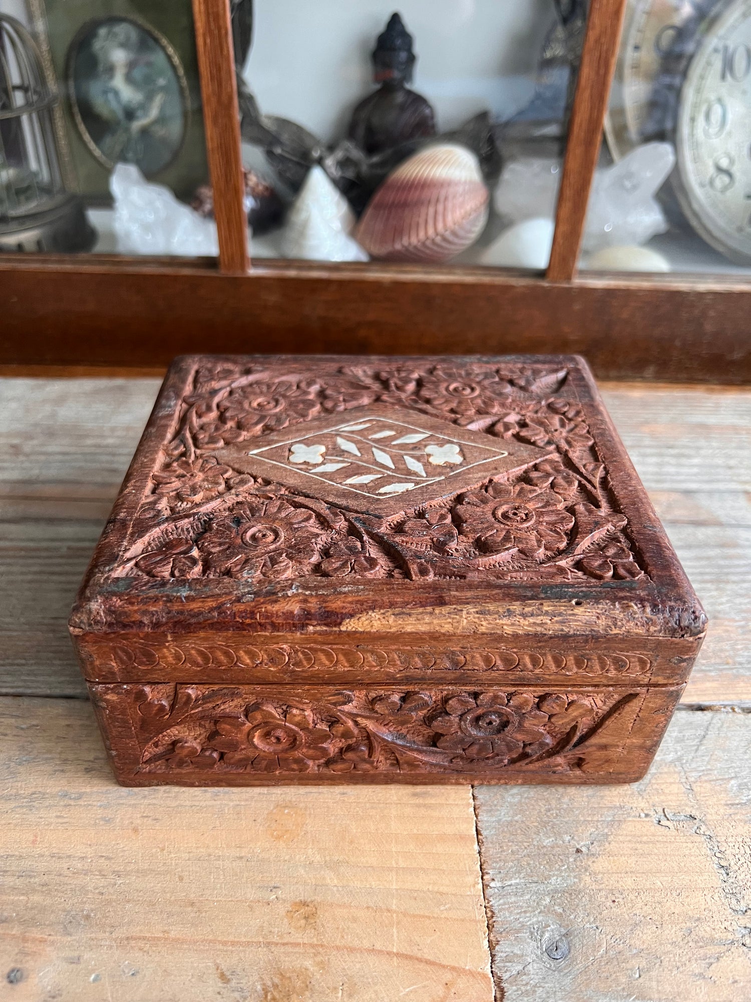 Vintage opbergdoosje India