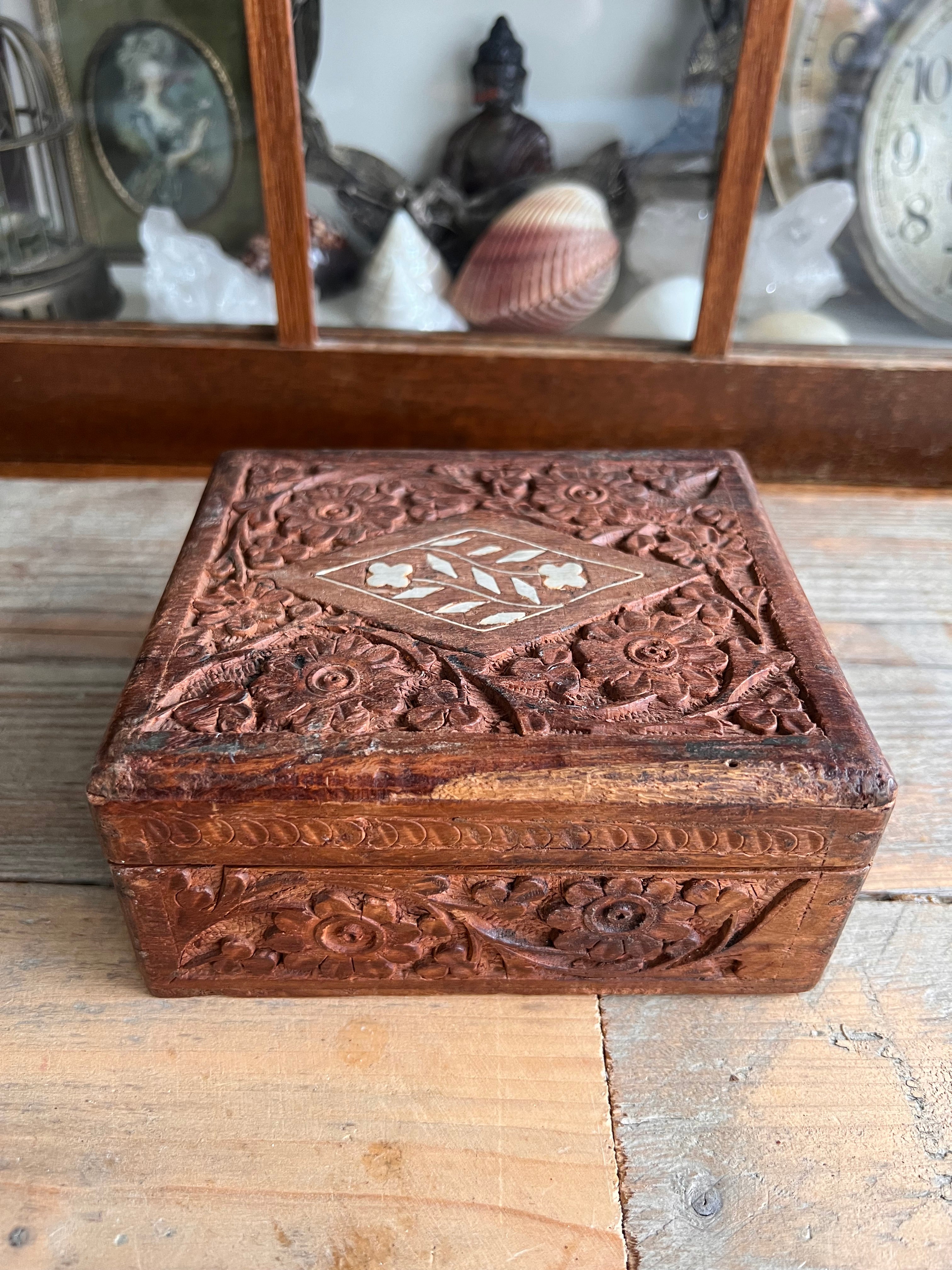 Vintage opbergdoosje India