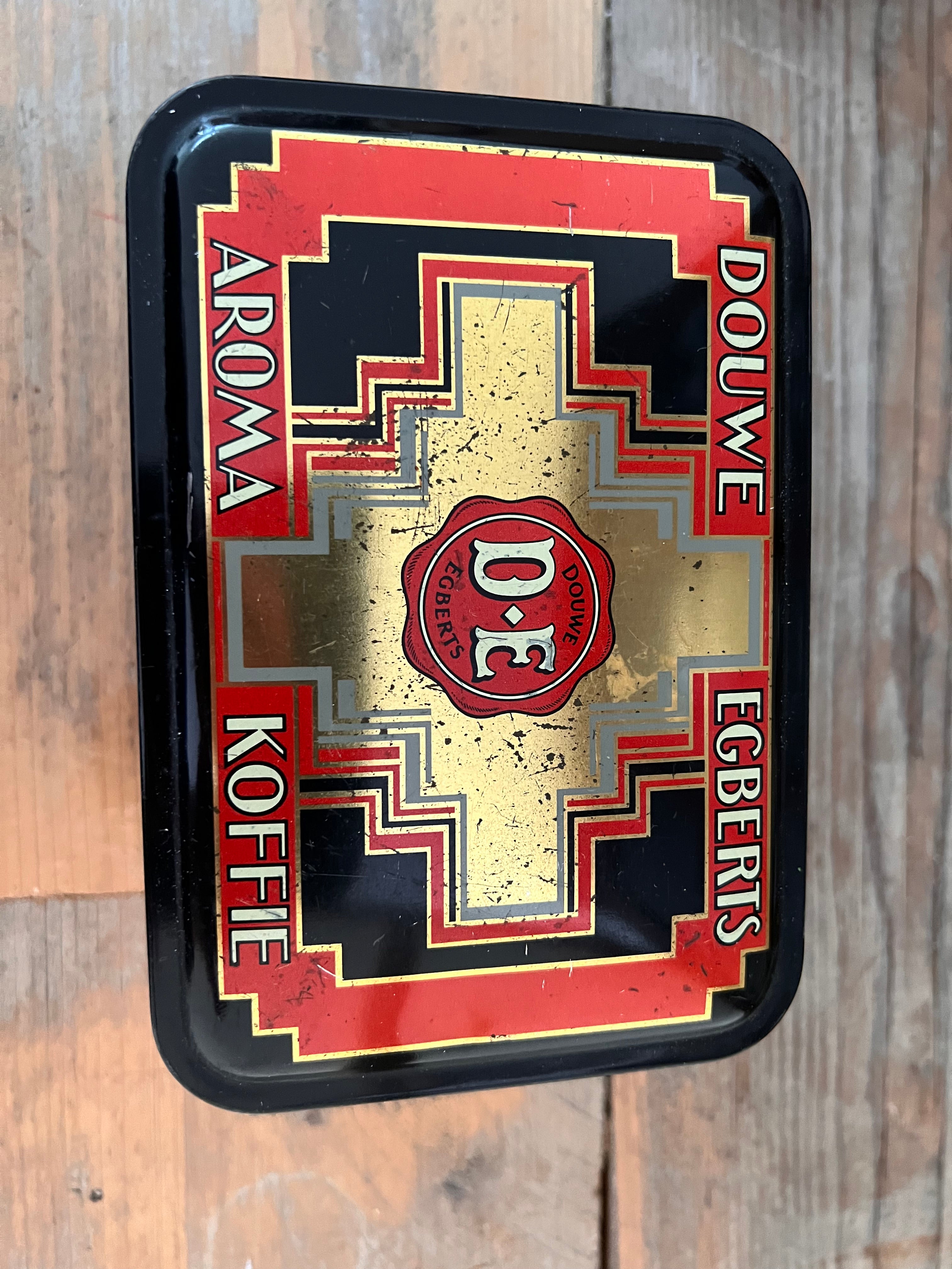 Douwe Egberts koffieblik