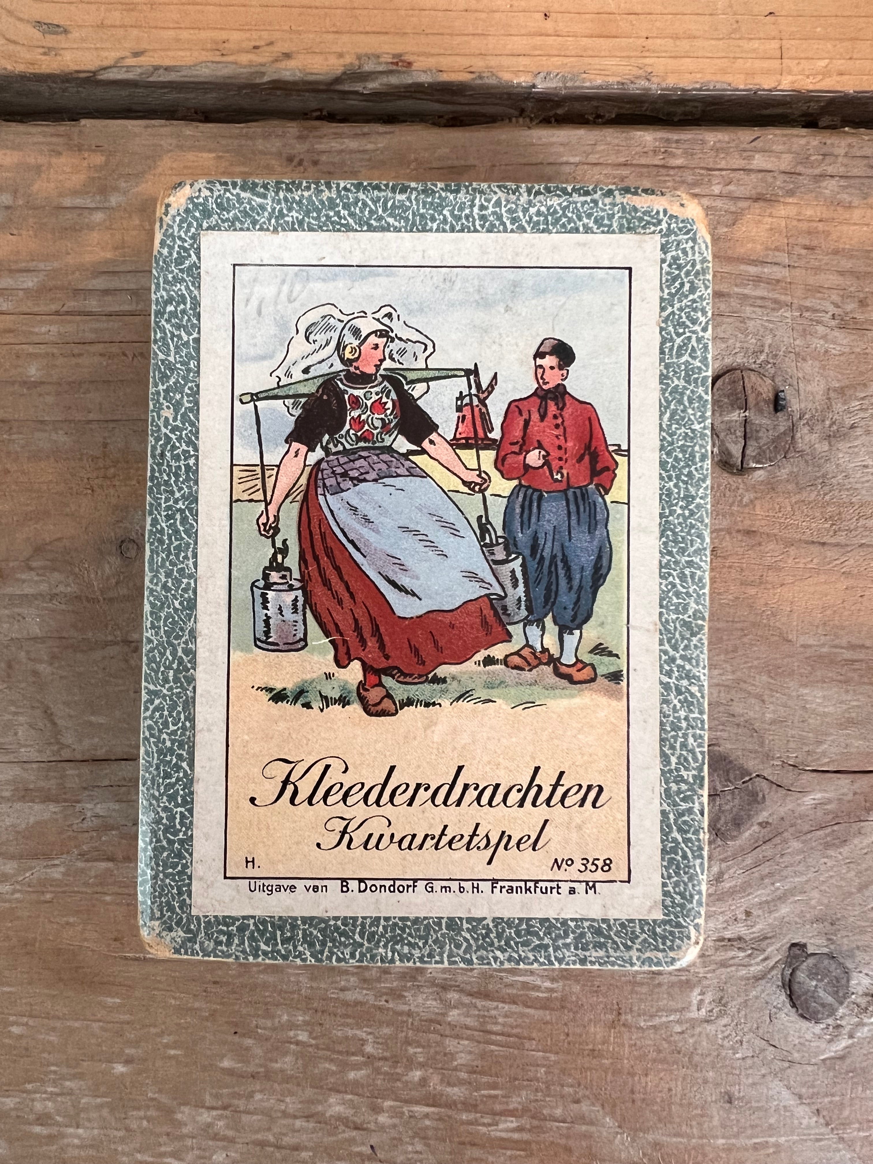 Traditional costumes quartet game 1950s