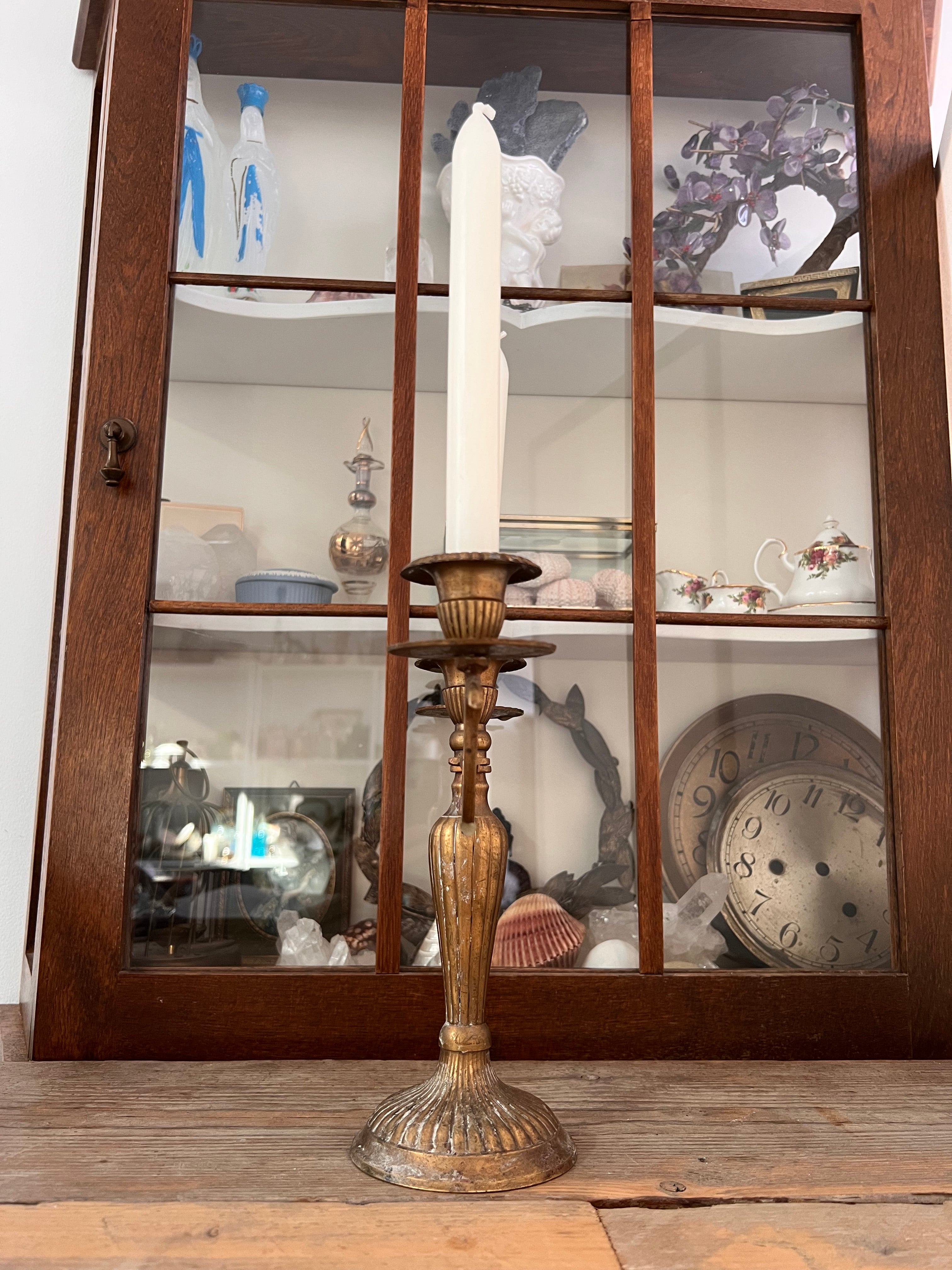 Vintage candlestick for three candles