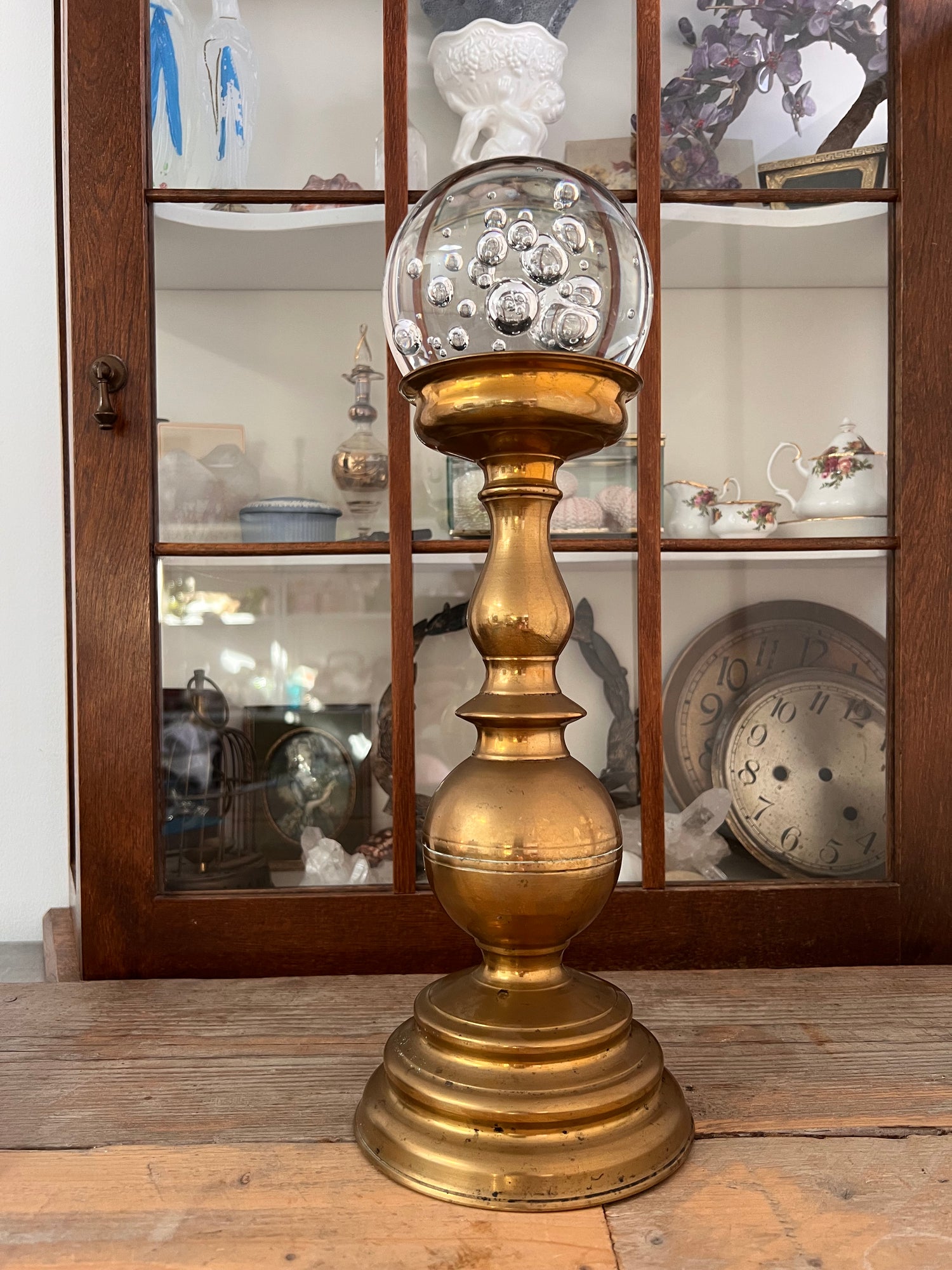 Candlestick cast bronze