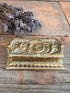 Messing postzegeldoosje Franse Brocante