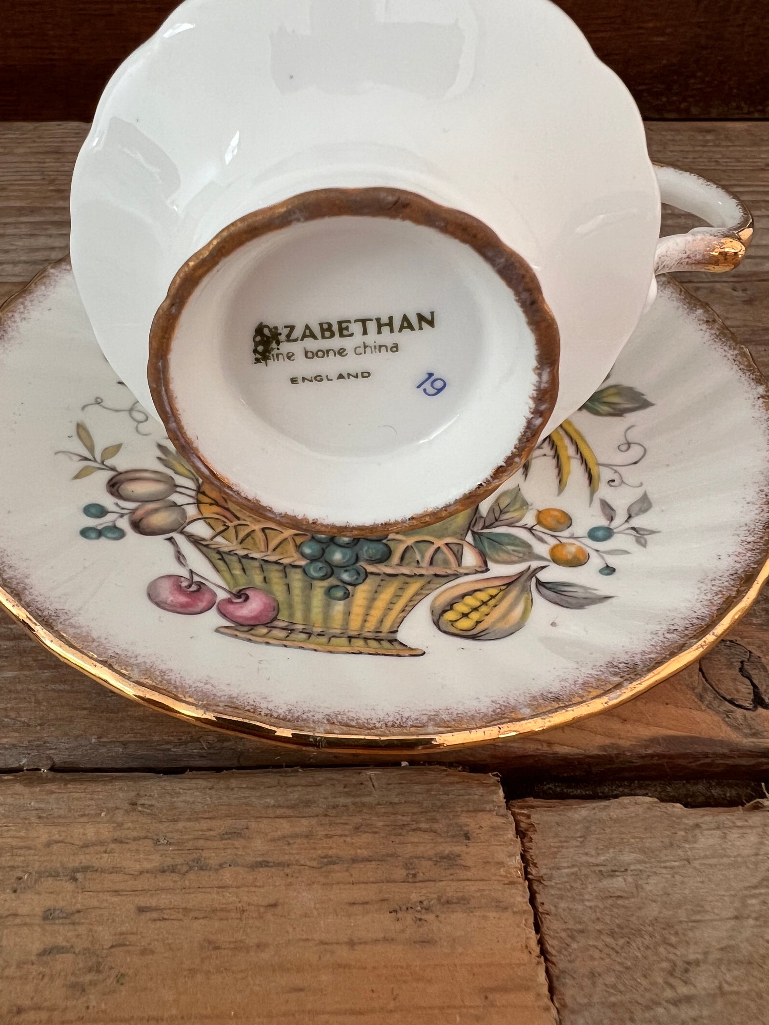 Cup and saucer Bird of Paradise