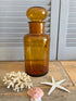 Antieke apothekerspot bruin glas
