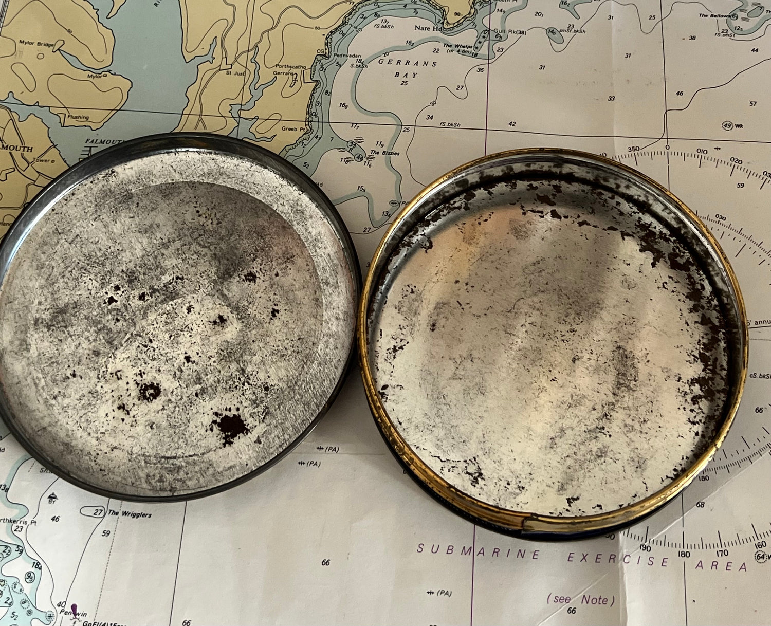 Vintage blikje Mont St. Michel