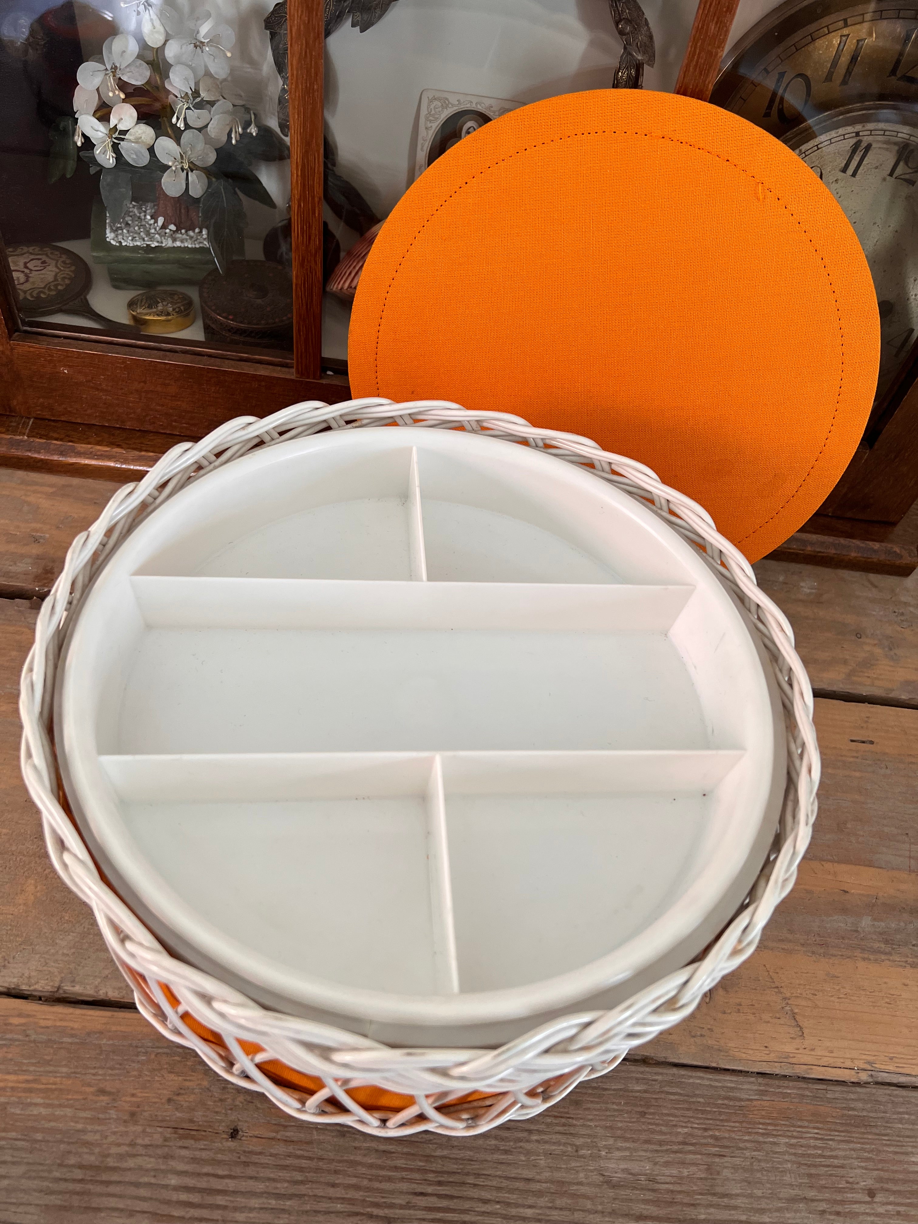 Retro naaidoos oranje